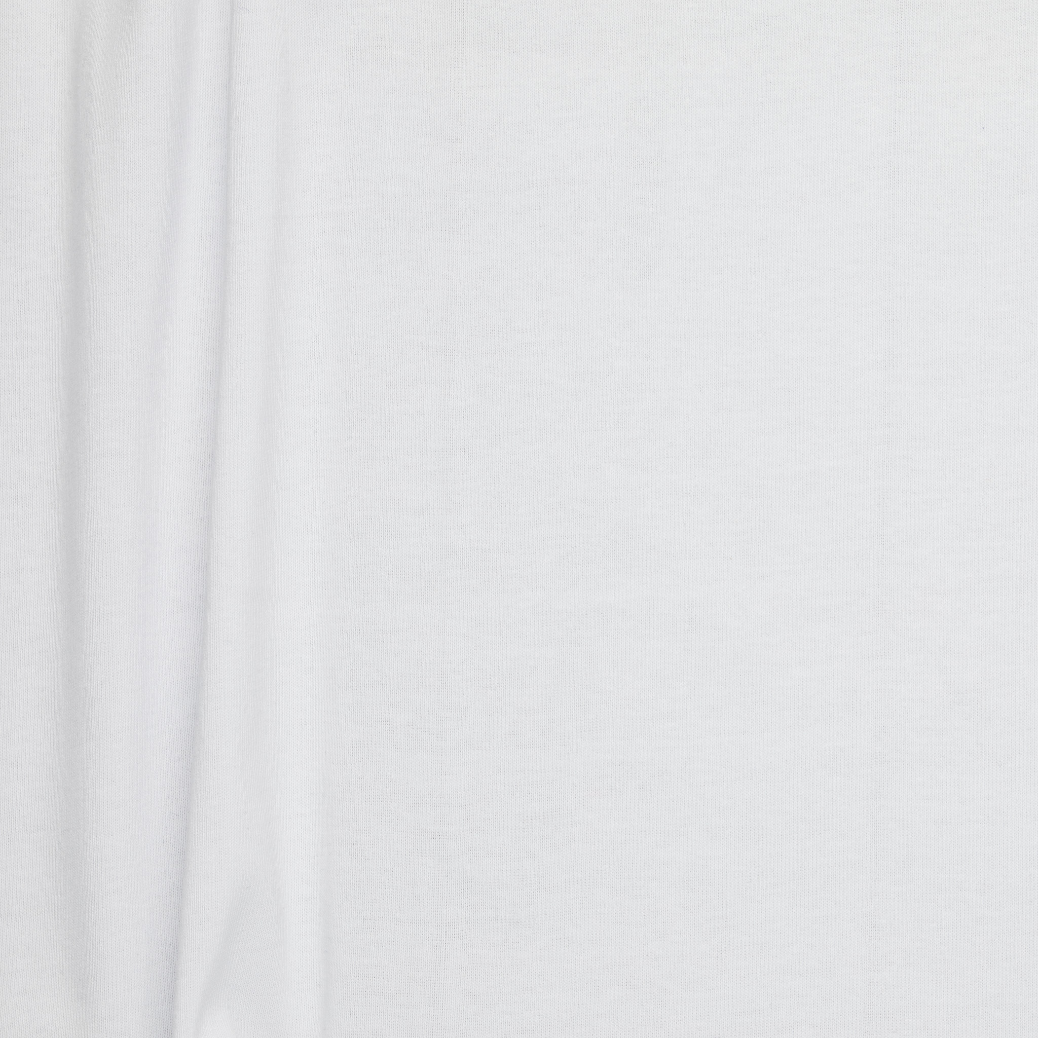 Organic Cotton Rib 1x1 - White