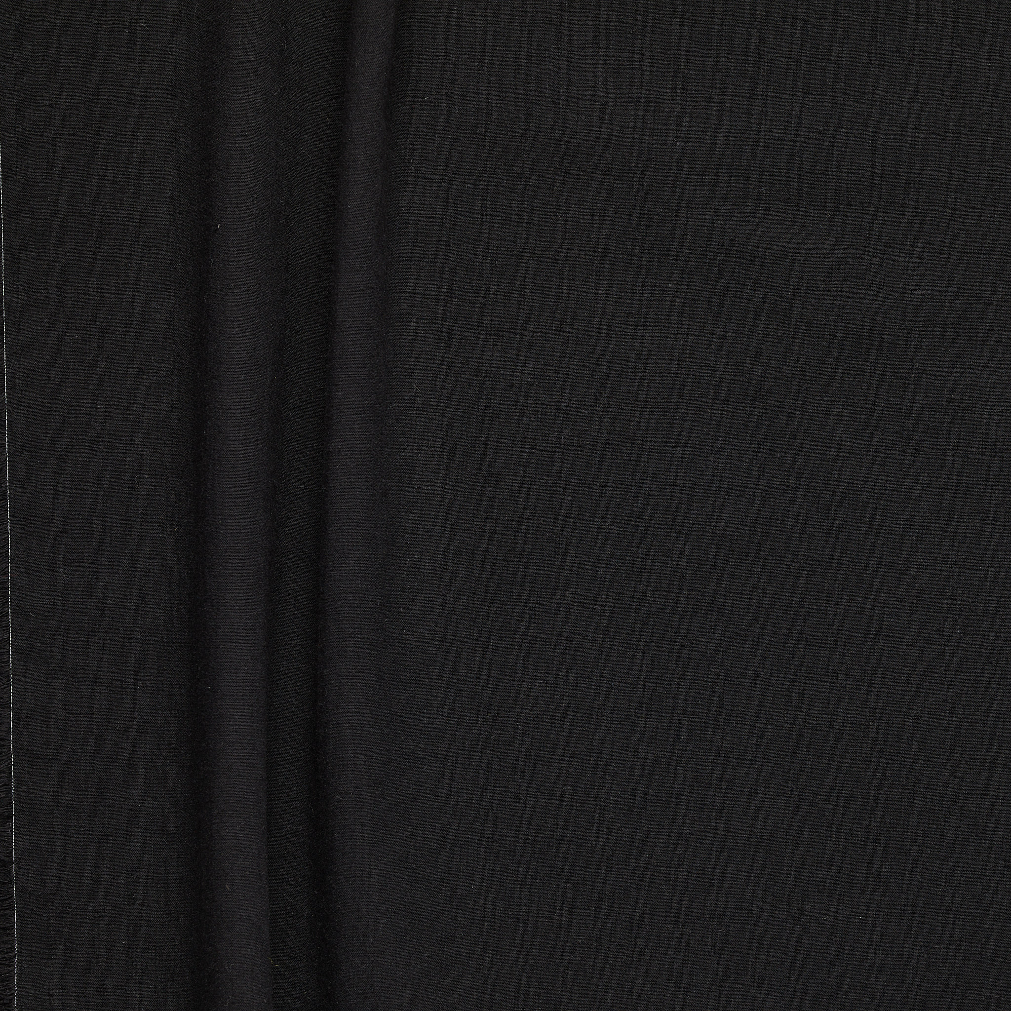 Cotton/Hemp Dyed Broadcloth - Black
