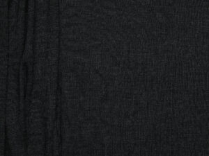 Celeste Wool 2x2 Rib Piece Dye - Charcoal