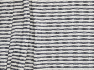 Pique Purl Stripe 3+3 - Navy