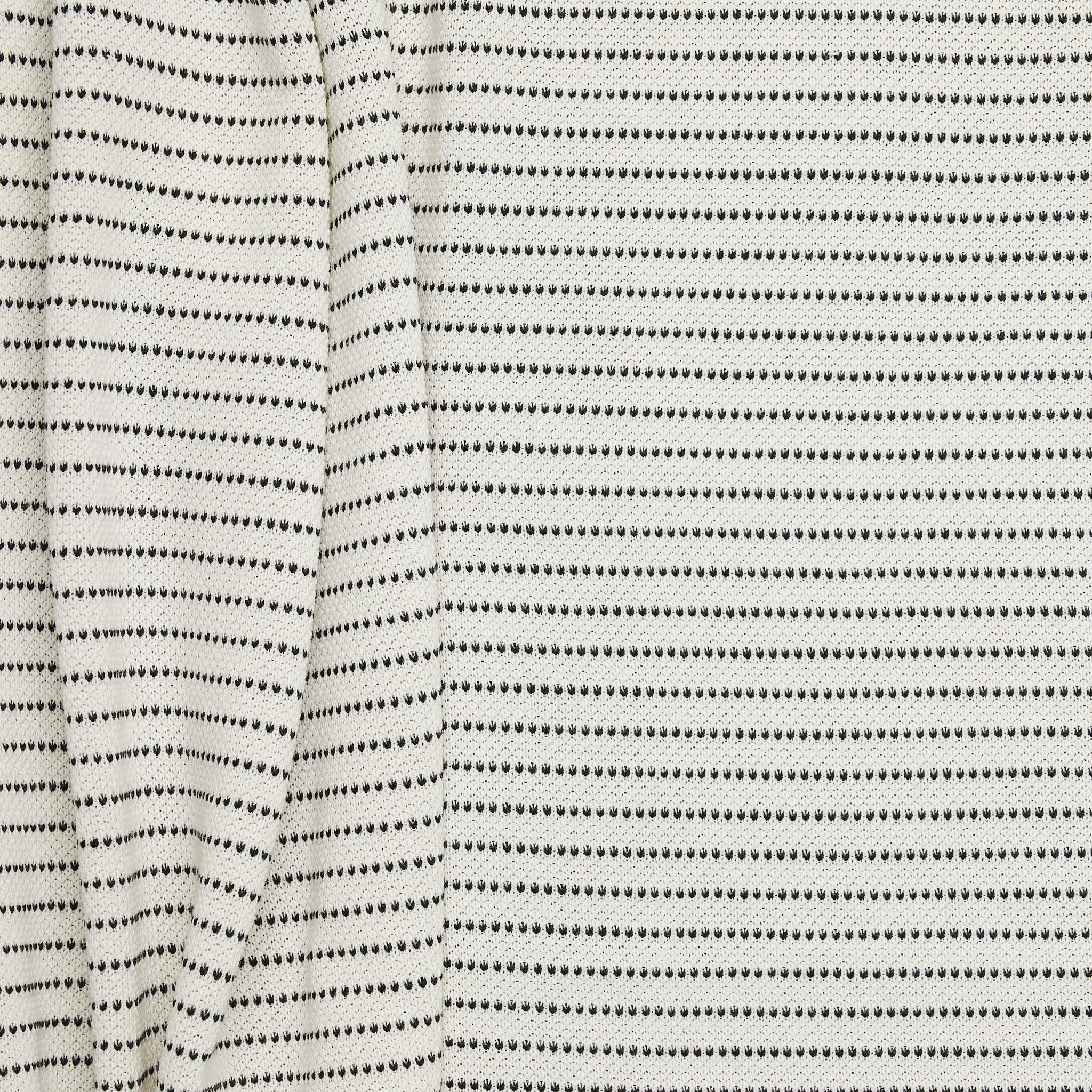 Pique Purl Stripe 5+1 - Black