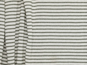 Cotton Blend Purl Stripe 4+2 - Olive