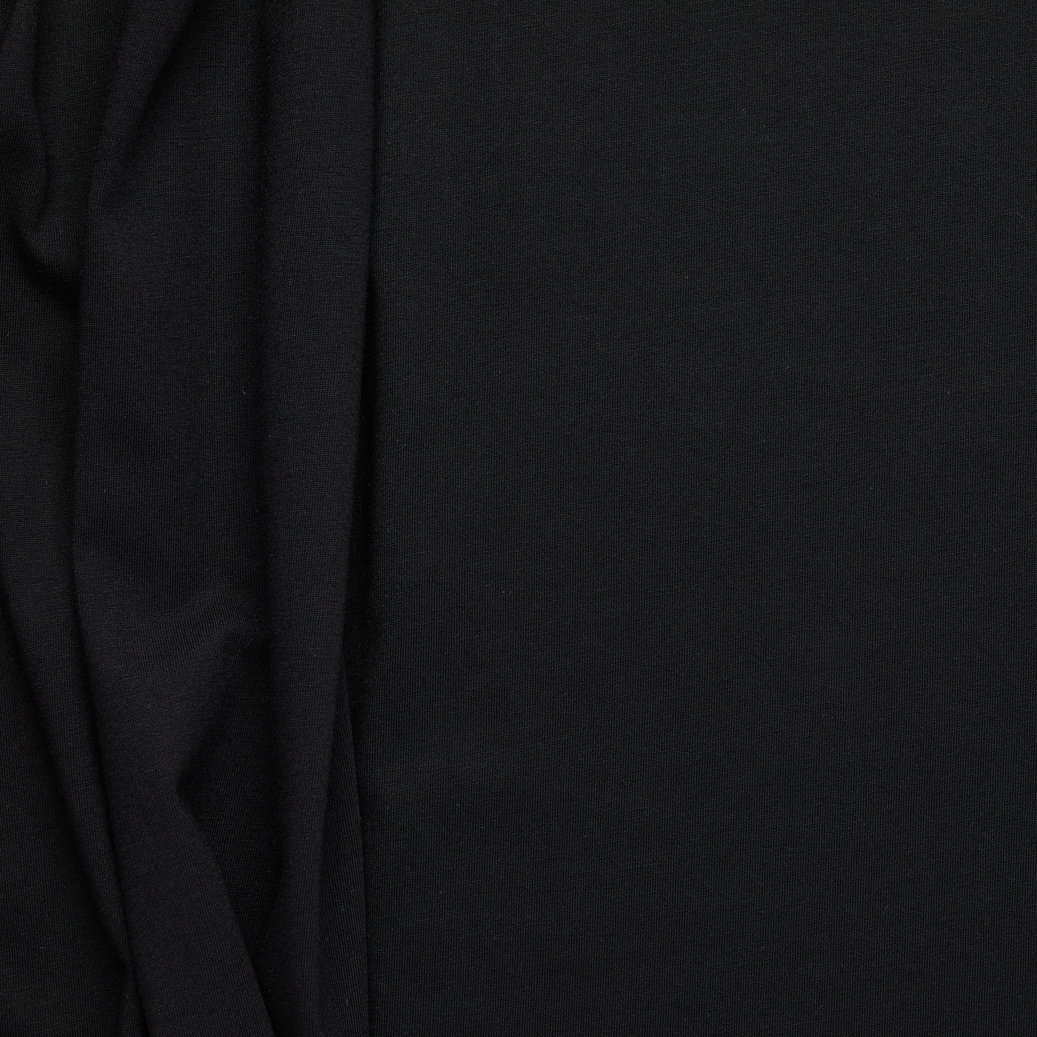 100% Organic Cotton Jersey - Black