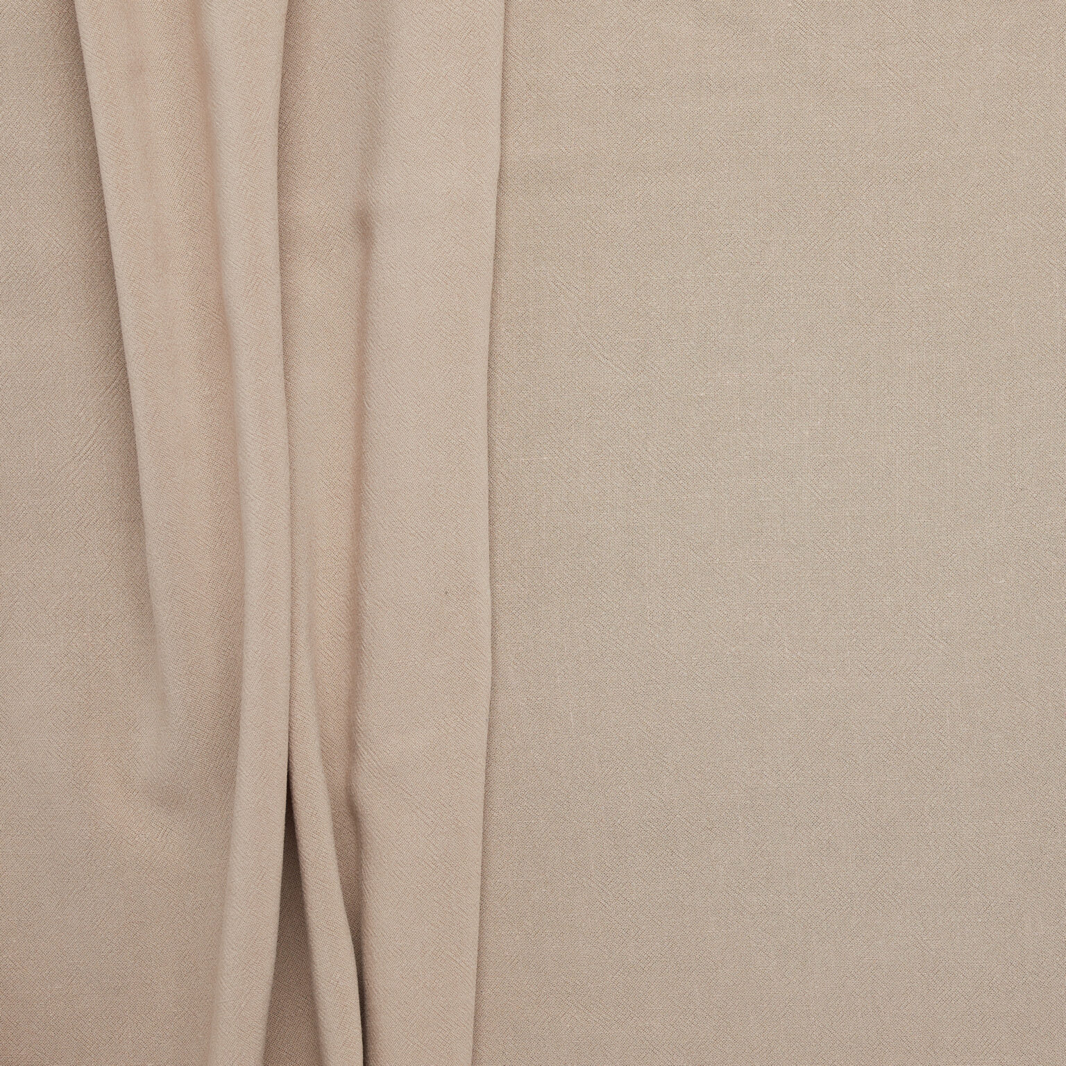 Textured lightweight Viscose/ Linen - Tan - Circular Sourcing