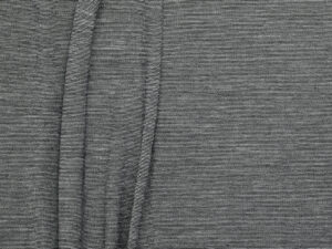 Fine Wool/Mercerised Cotton Jersey - Black