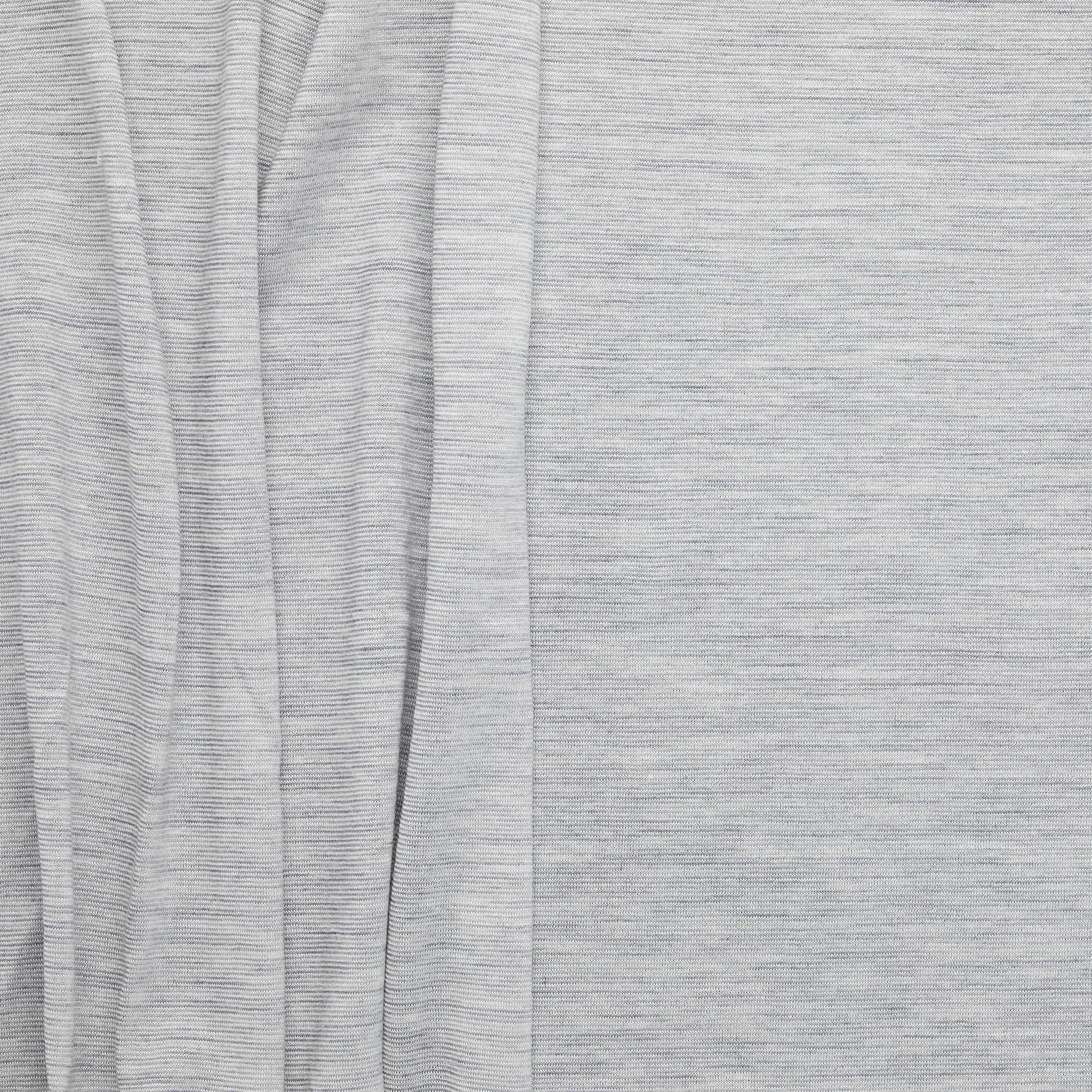 Fine Wool/ Mercerised Cotton Jersey - Grey