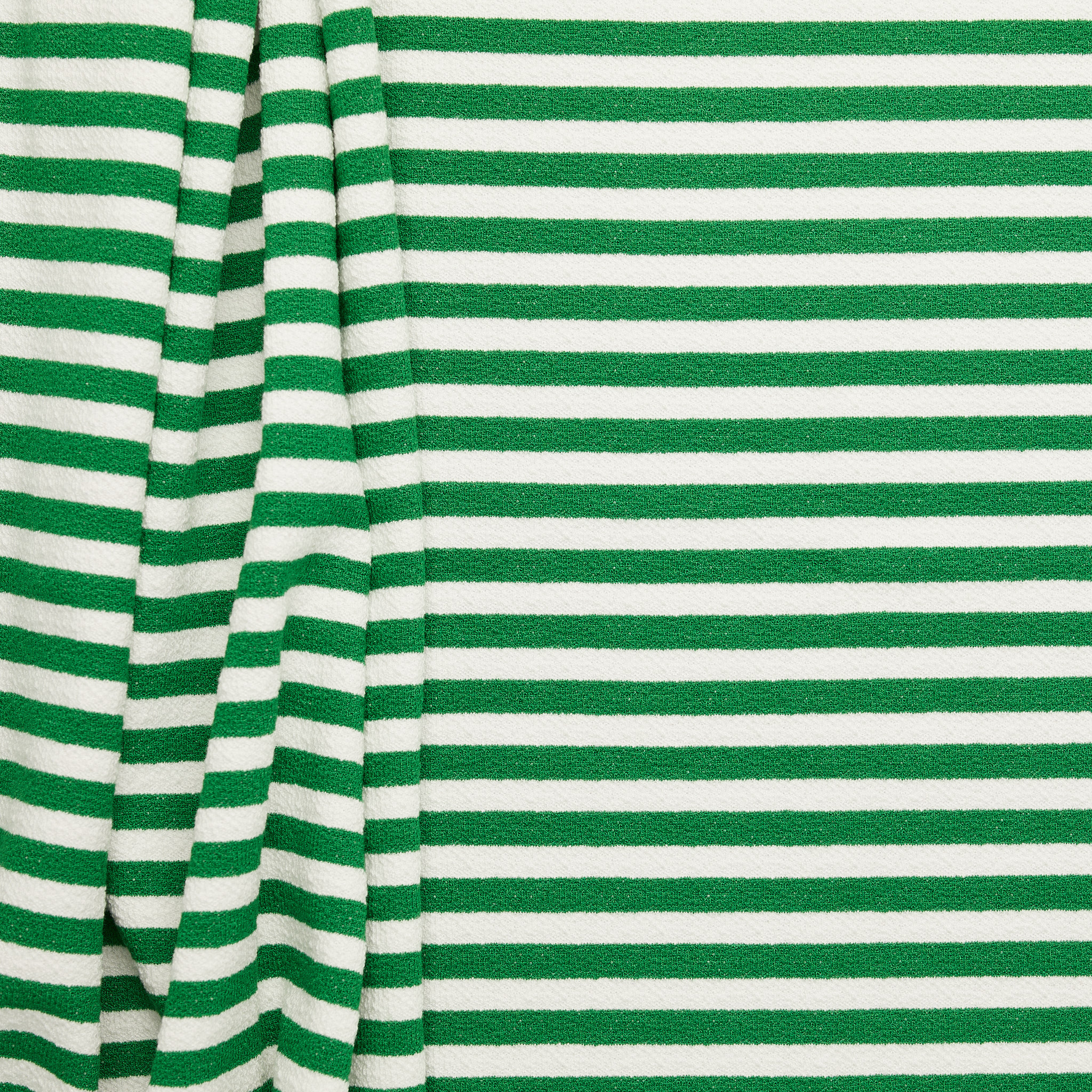 Crepe Stripe Suiting - Green