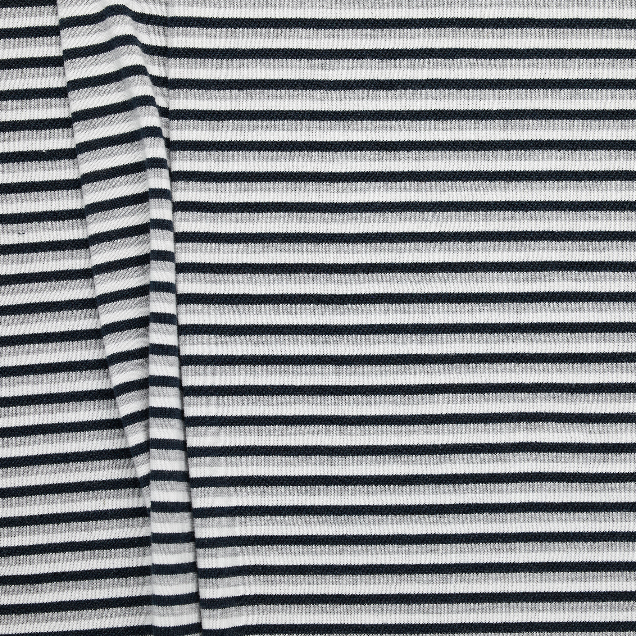 3 Colour Stripe Jersey - Navy