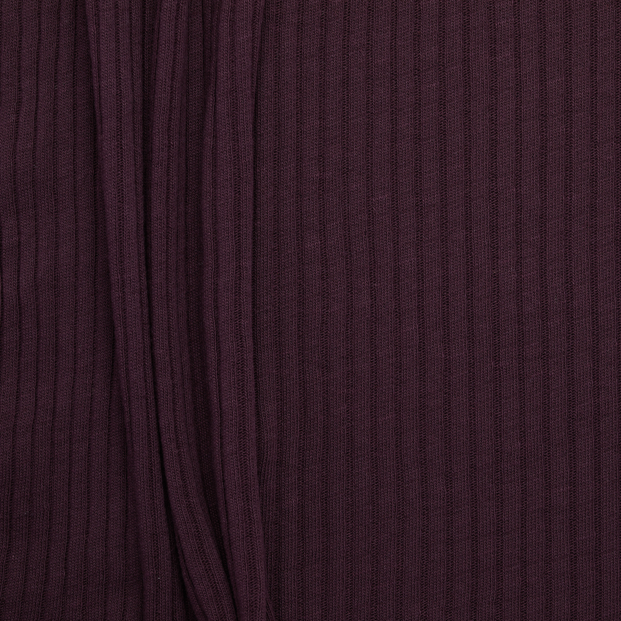 3 x 5 Slub Chunky Cotton Rib - Tyrian Purple