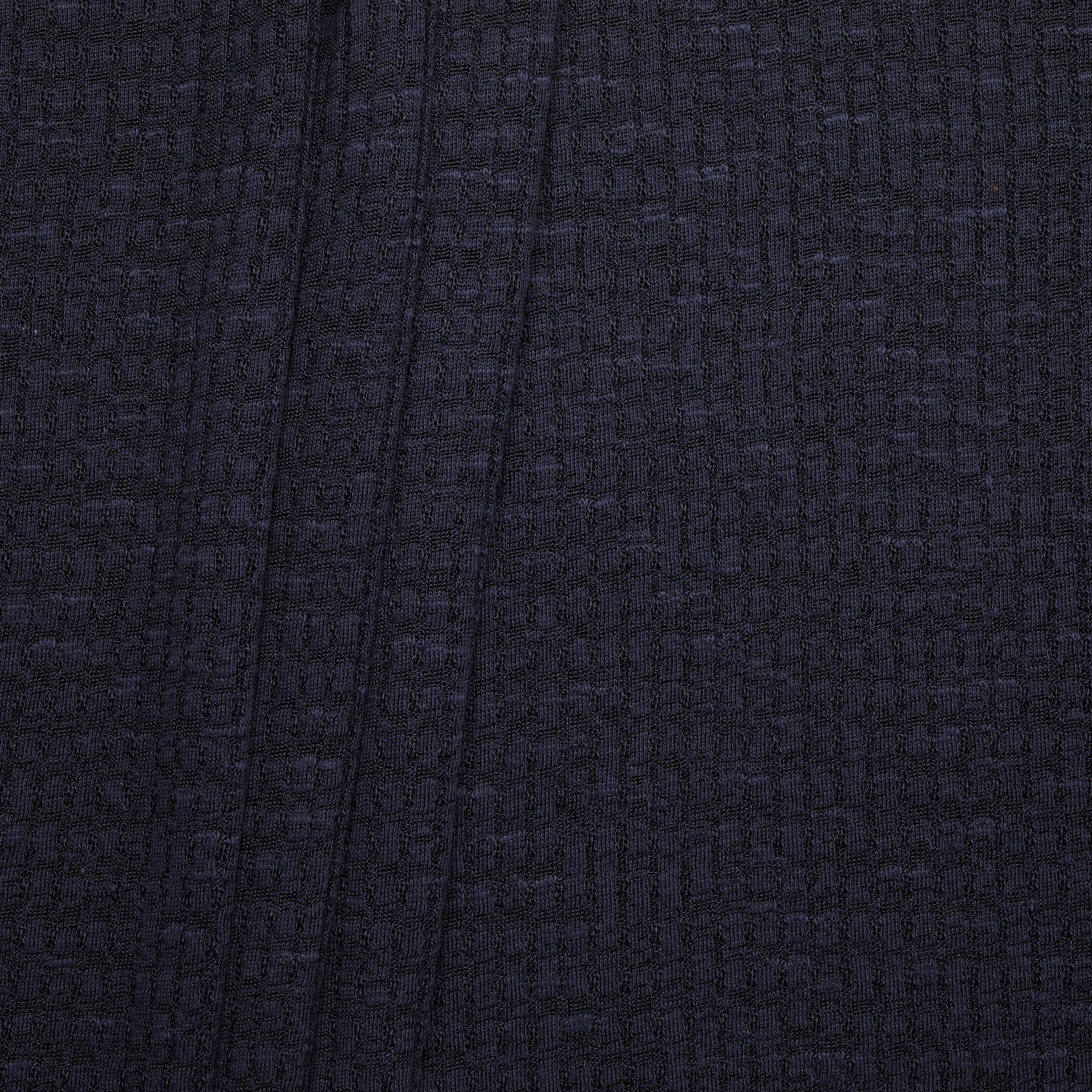 Cotton/ Viscose Broad Rib - Midnight