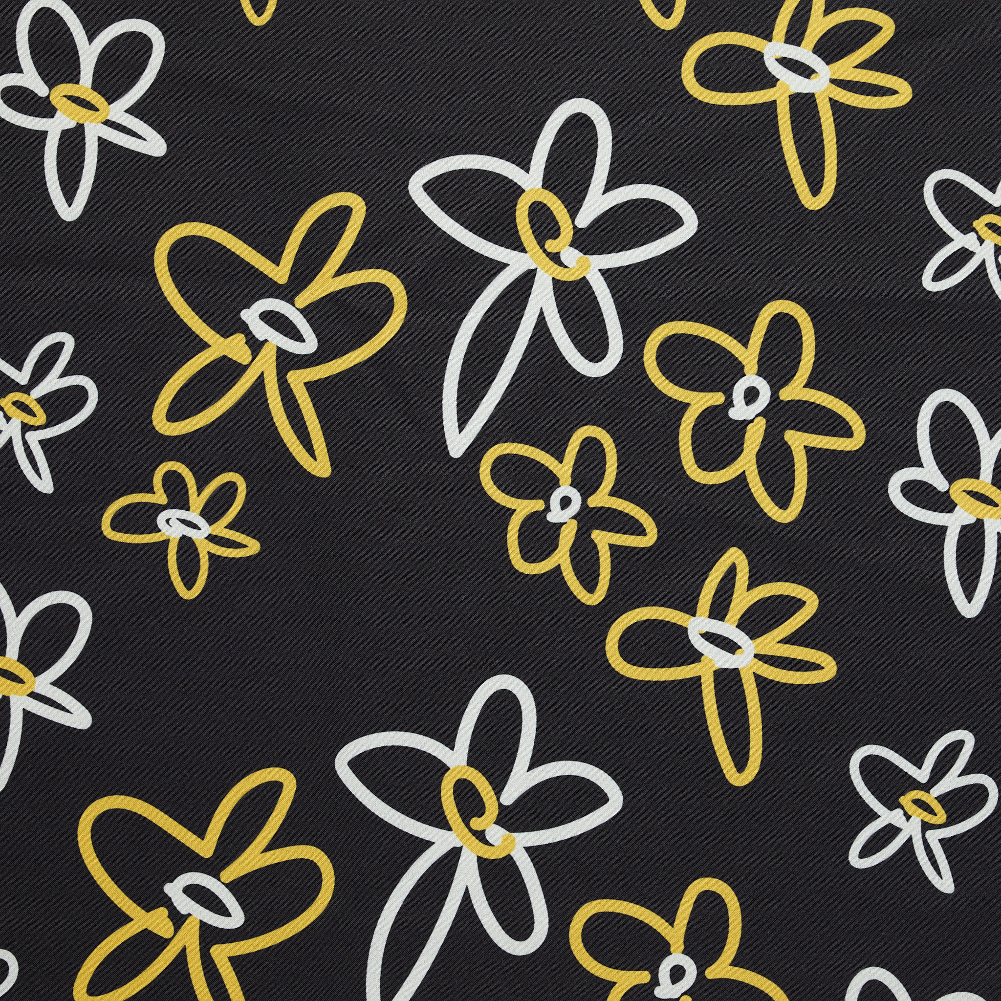 Recycled Polyester Daisy Boardshort - Black/ Gold