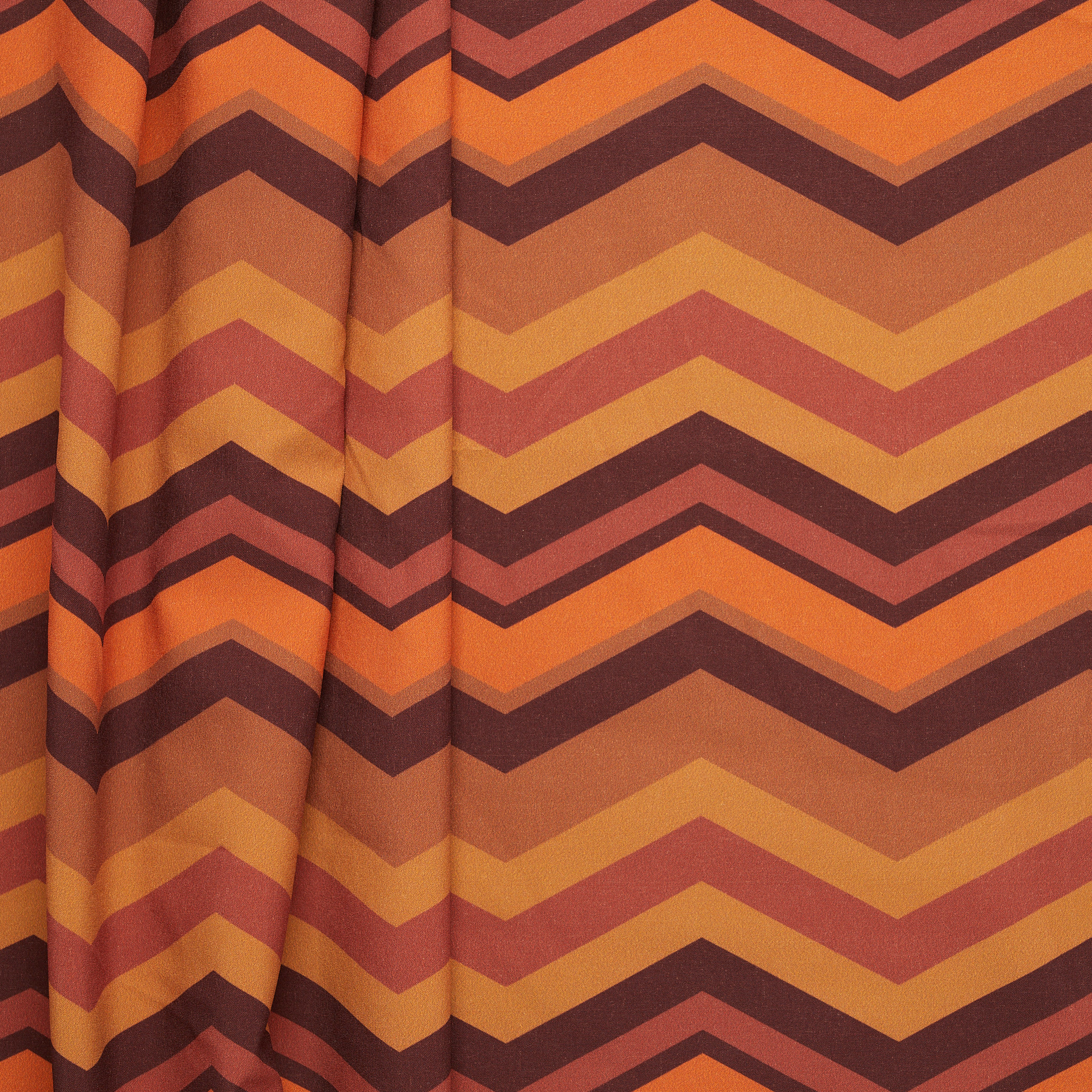 Recycled Polyester Chevron Boardshort - Brown