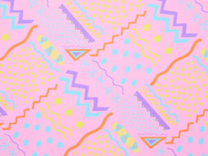 Polyester Heartbreak Print Swimwear - Pink/ Multicolour