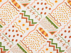 Polyester Heartbreak Print Swimwear - Vanilla/ Multicolour