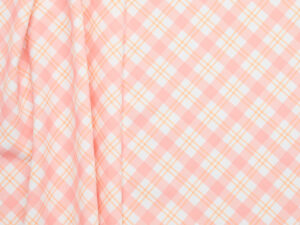 Polyester Plaid Swimwear - Pink