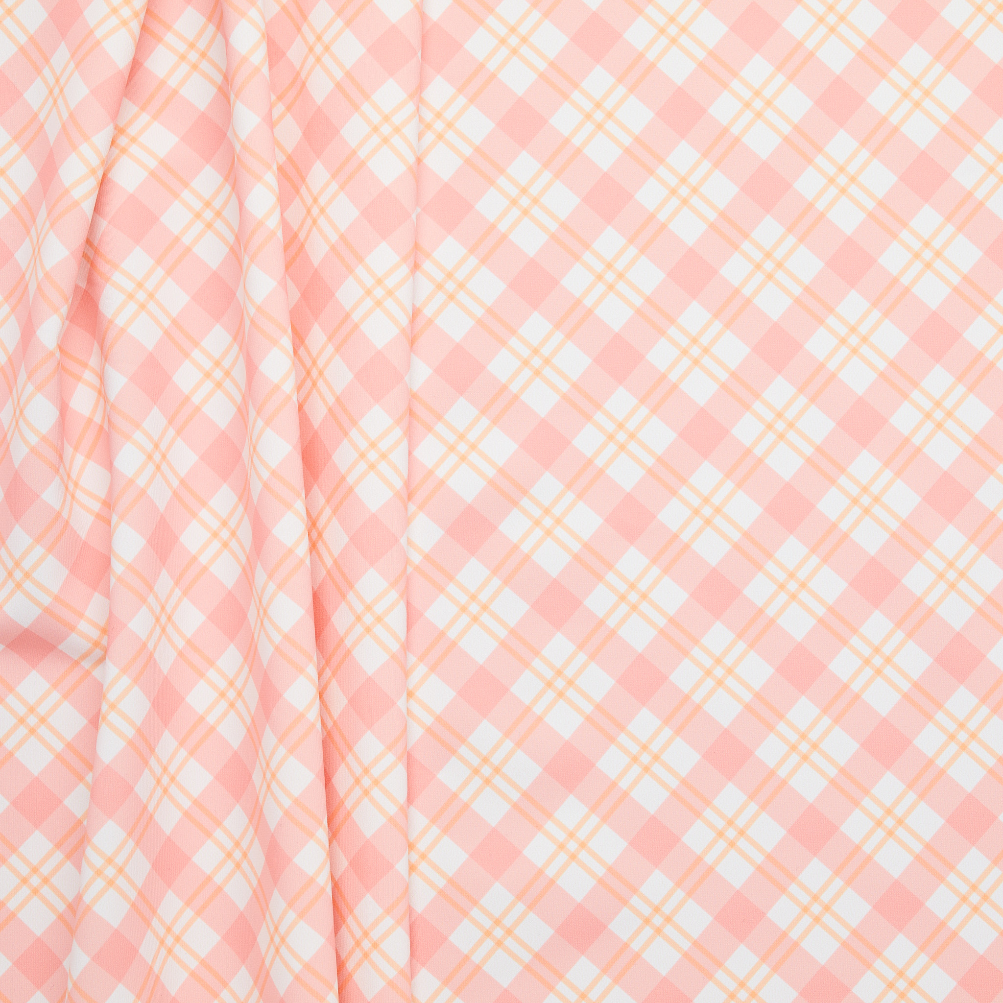 Polyester Plaid Swimwear - Pink