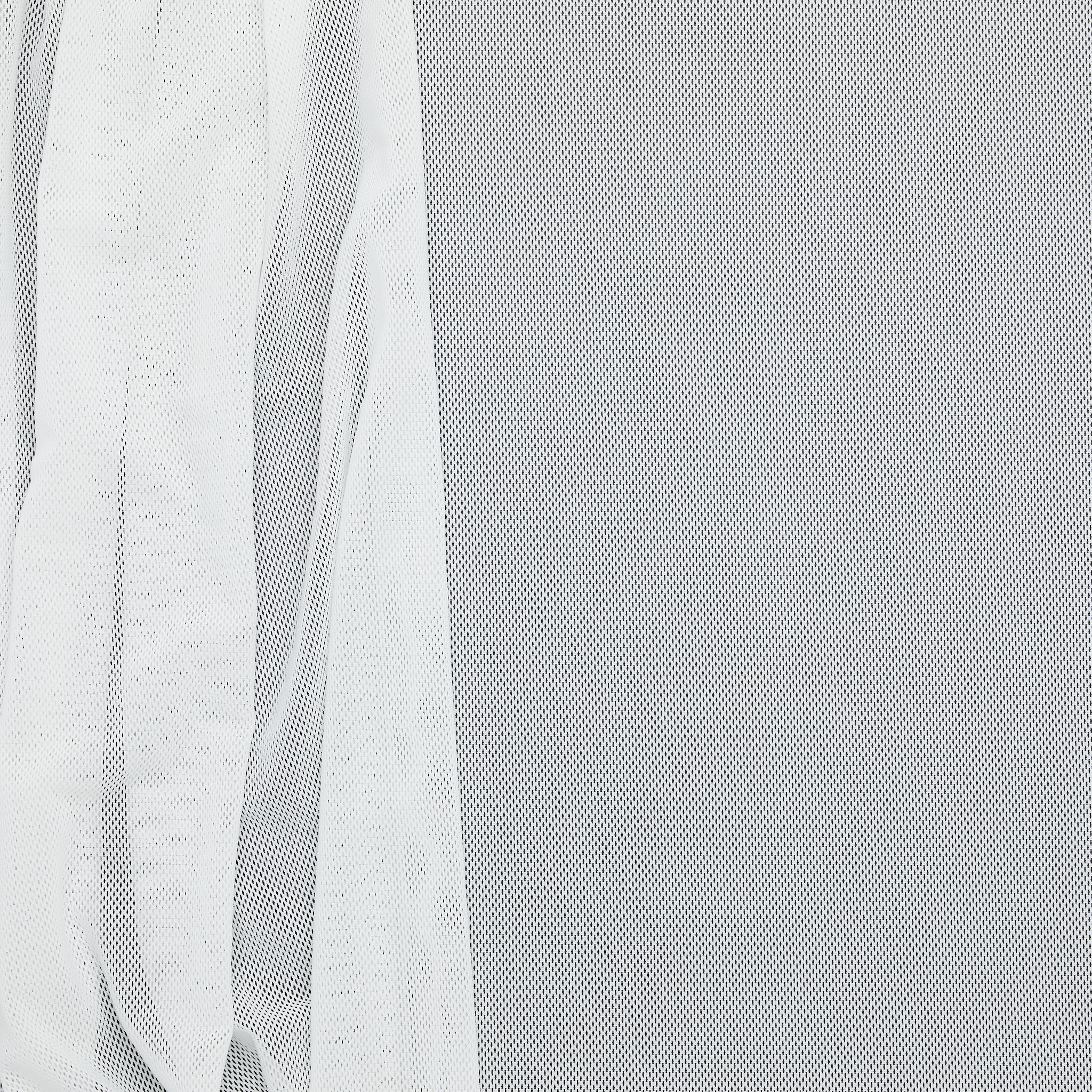 Lightweight Stretch Mesh - White