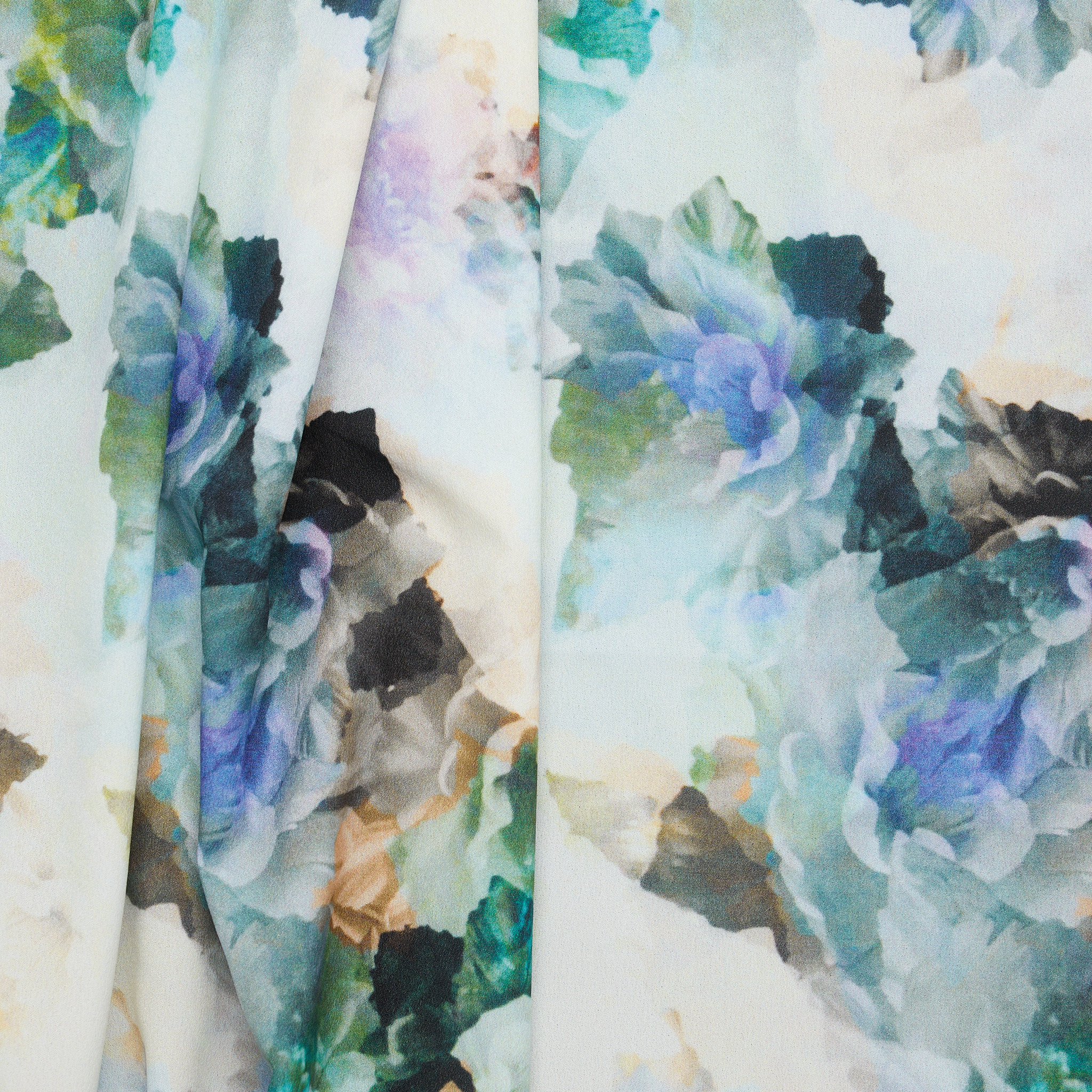 100% Polyester Floral Georgette - Multicolour
