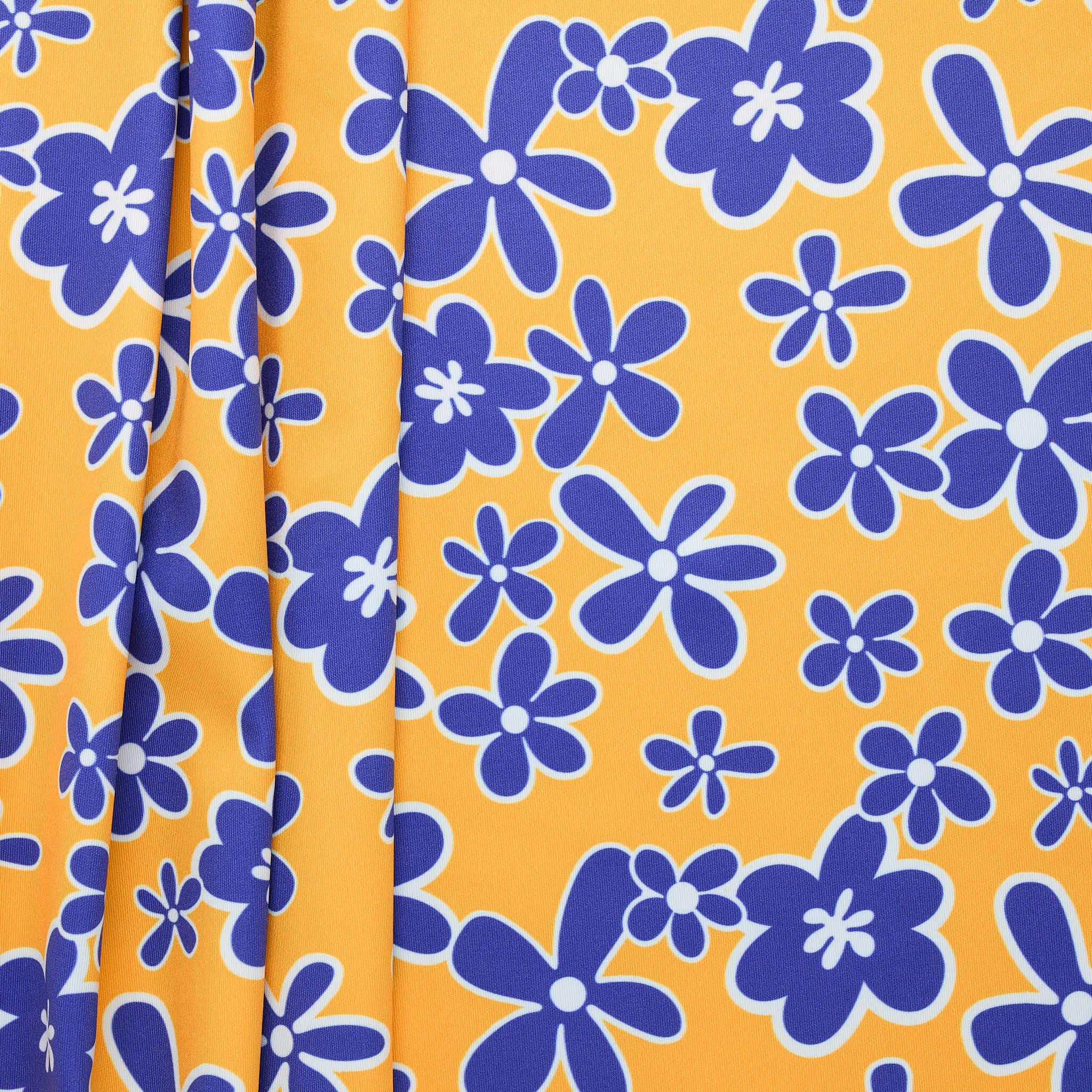 Bubbly Floral Swimwear - Yellow Blue White
