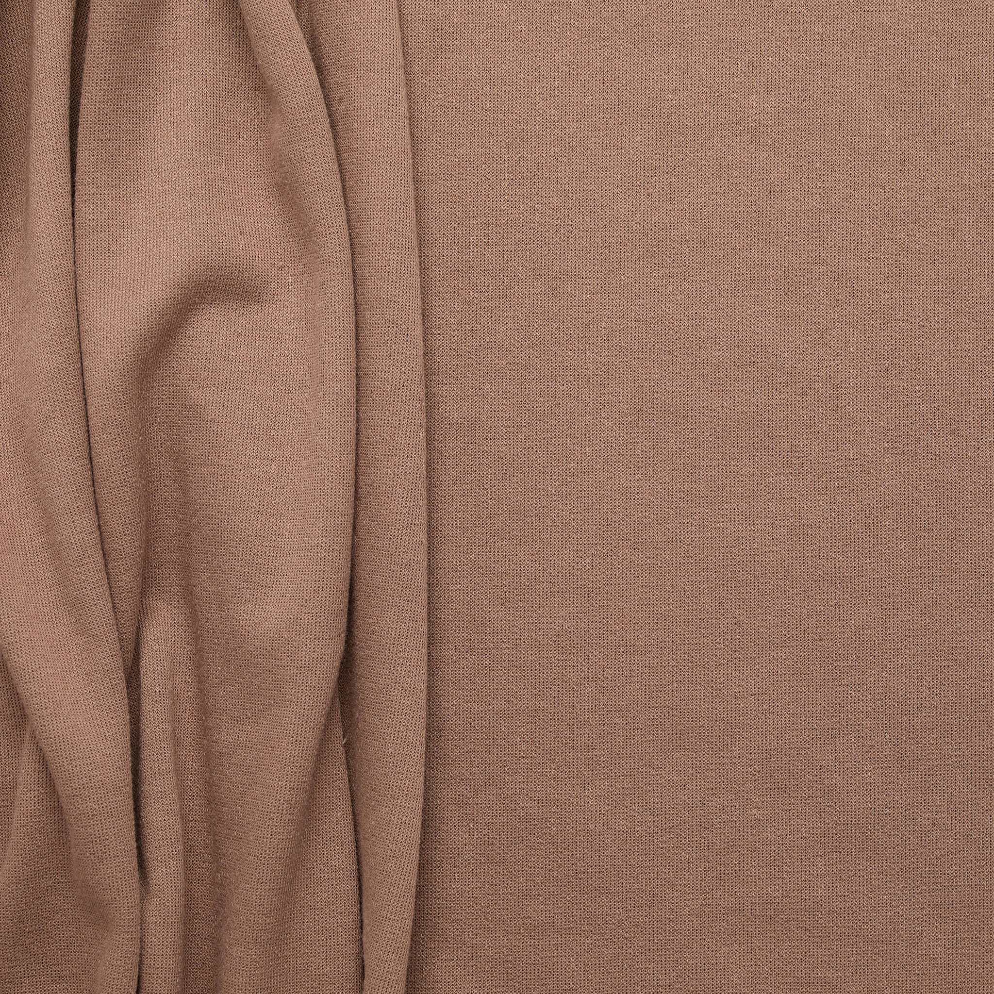 Terry Towelling Knit - Brown