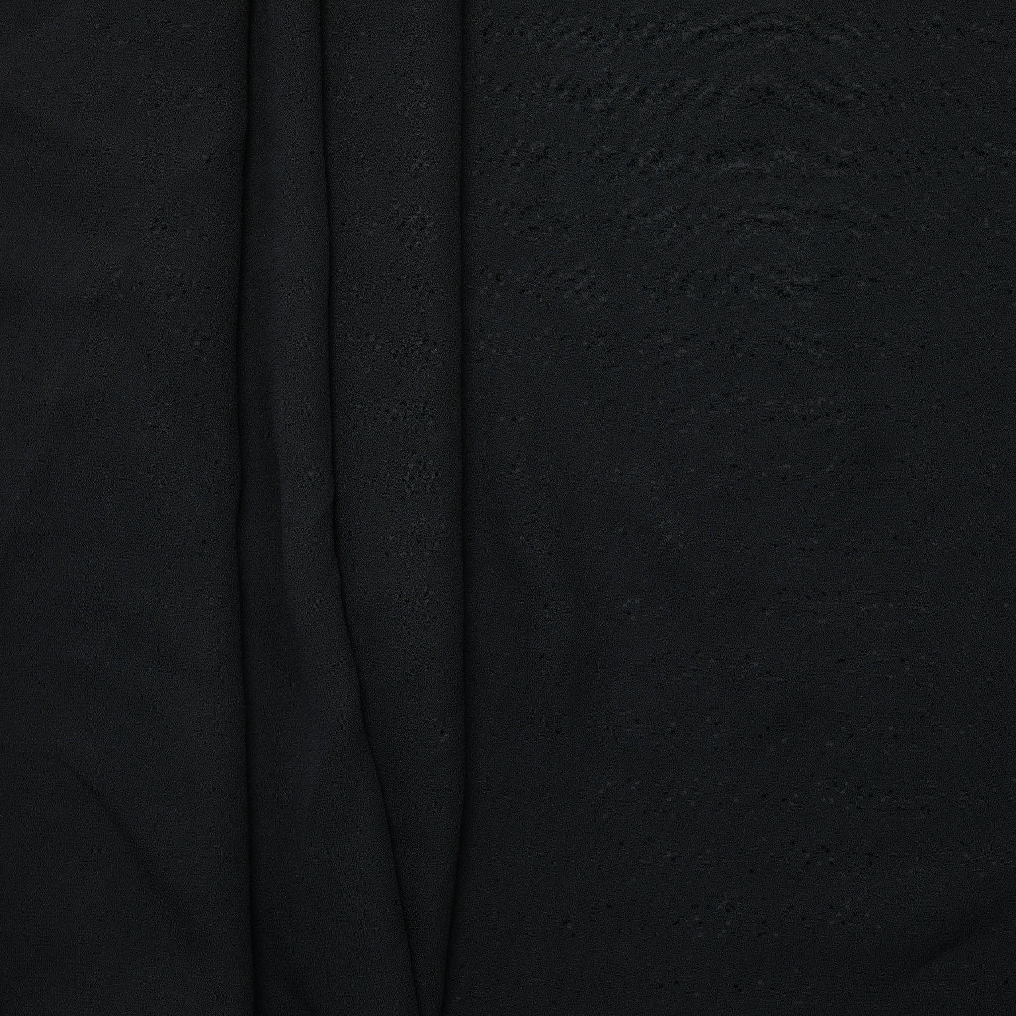Angel 100% Polyester Georgette - Black