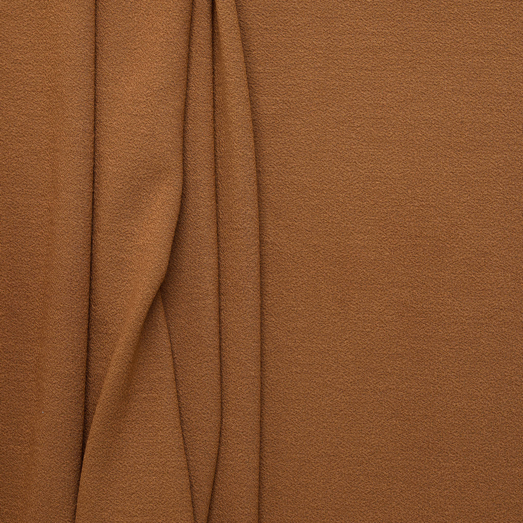 Gentle Viscose Pebble Crepe - Tobacco