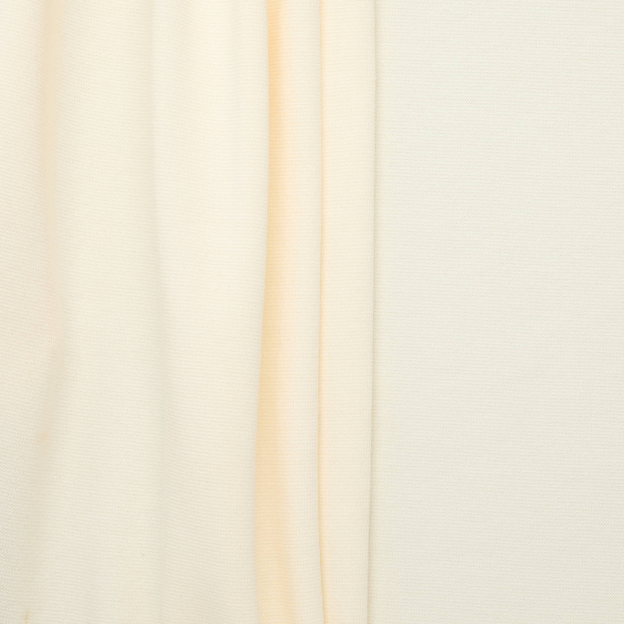 Cotton/ Elastane 1 x 1 Rib - Whisper White