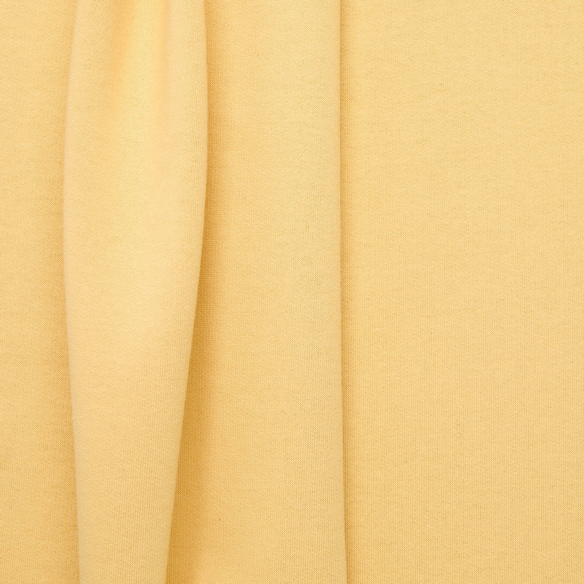 Wool Cotton Brushed Terry - Mustard
