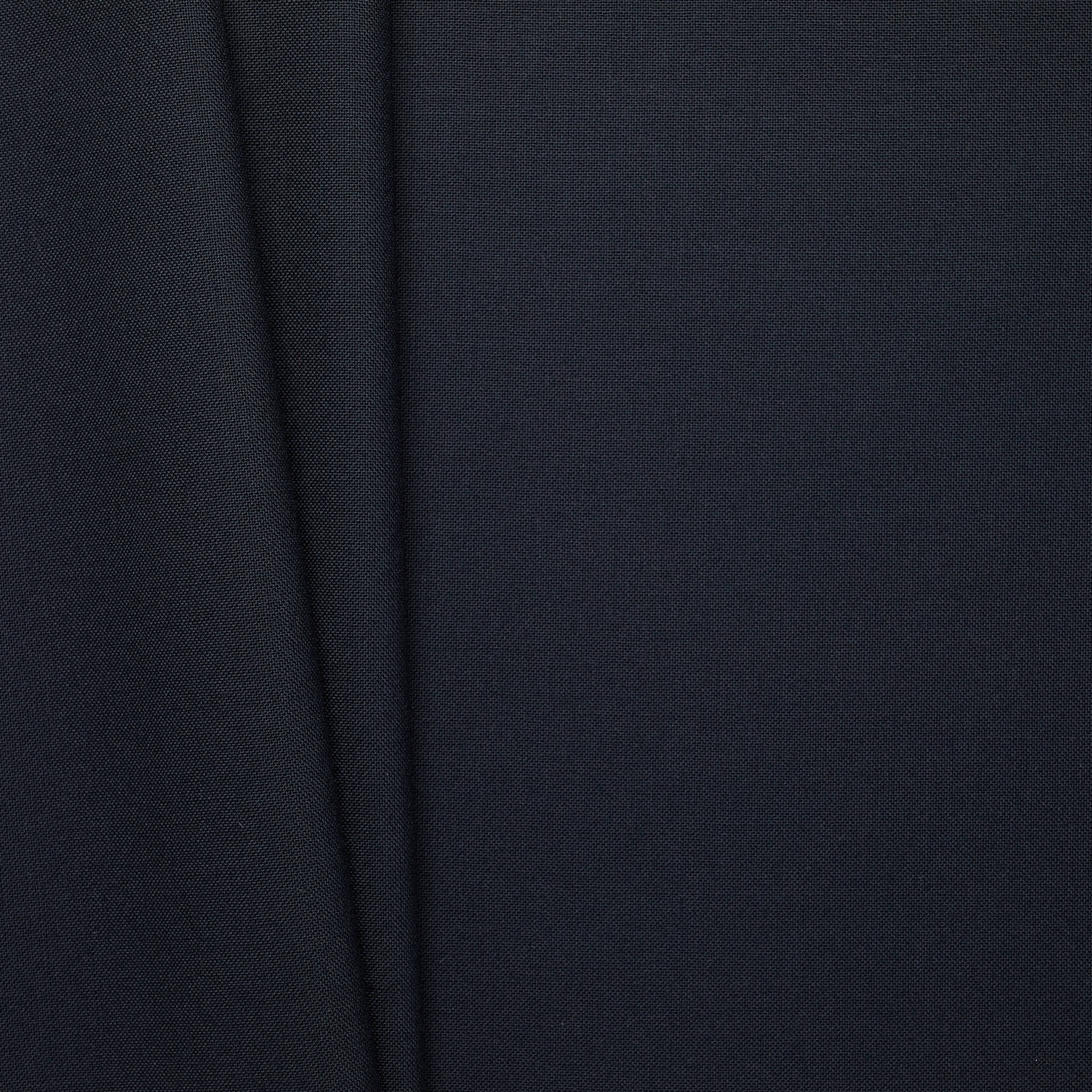 Wool Polyester Suiting - Navy
