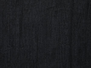Shadow Italian Cotton Crinkle Double Weave - Black/ Grey