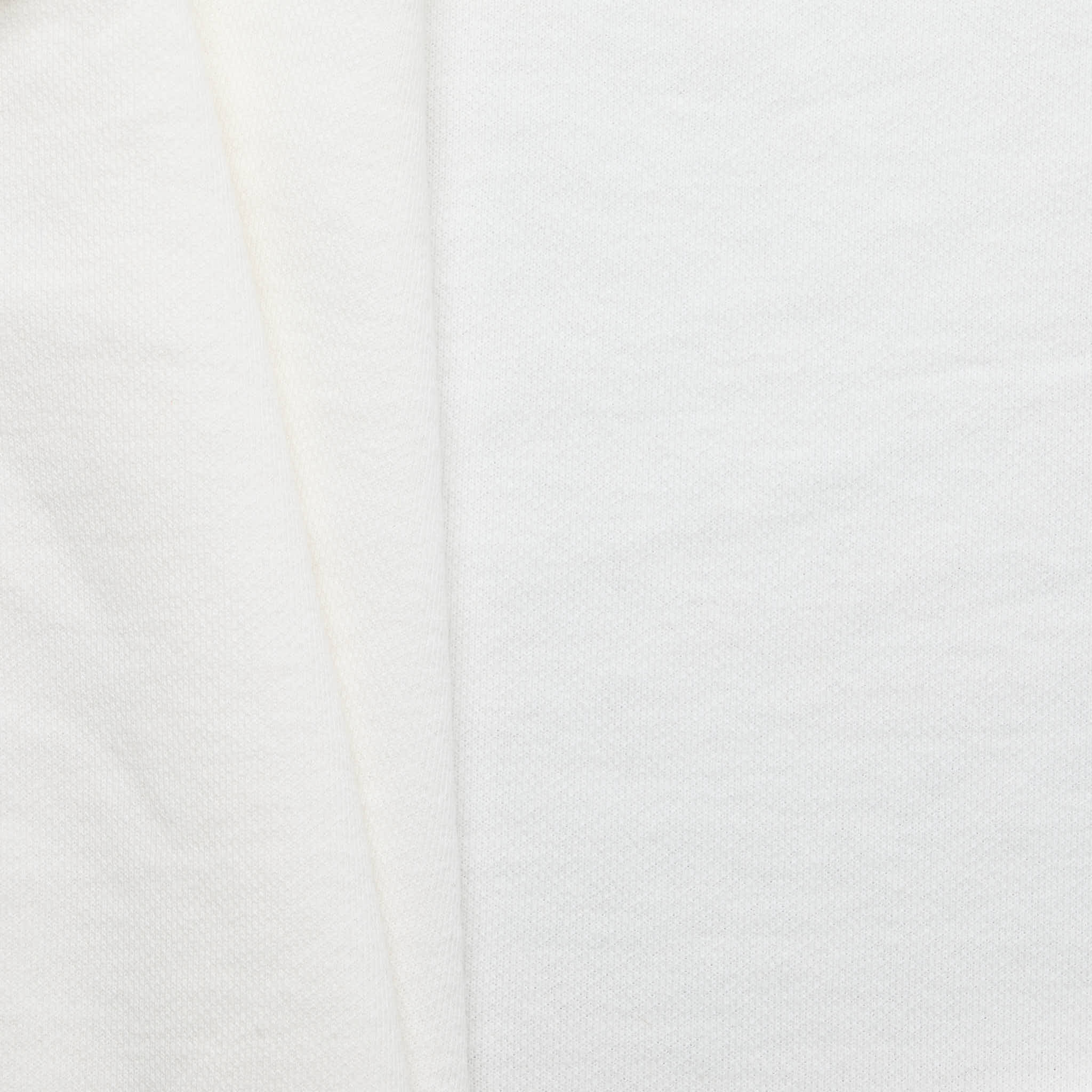 100% Cotton French Terry - White
