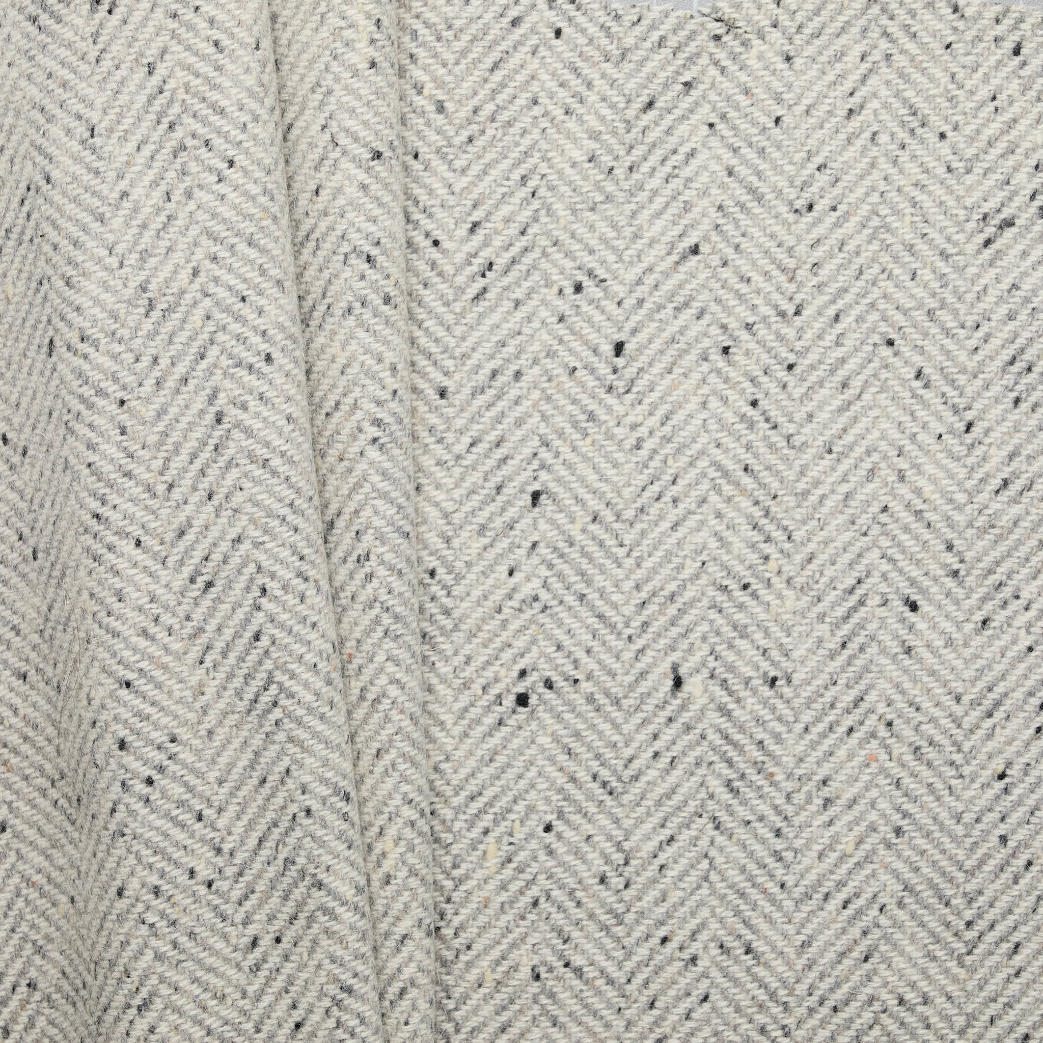 Herringbone Coating - Grey