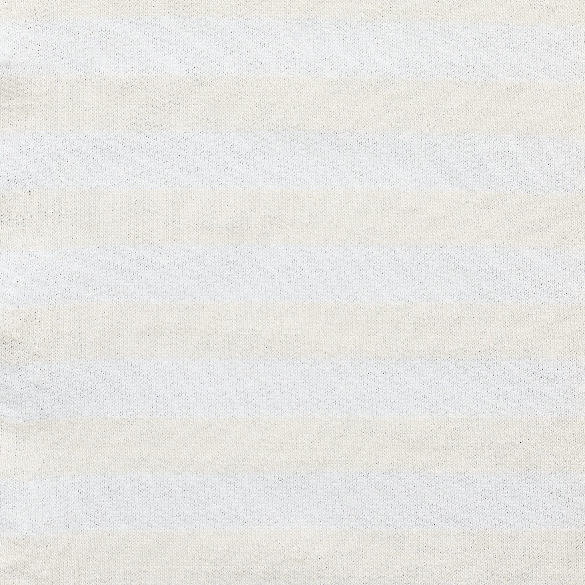 100% Organic Cotton Stripe French Terry - Cream