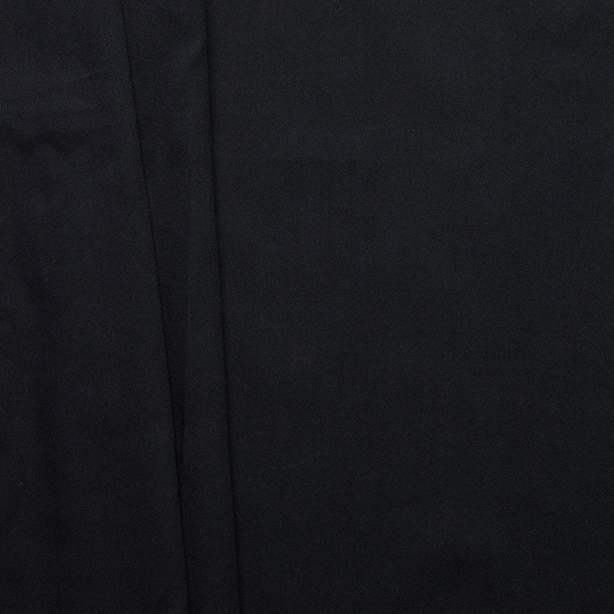 100% Cotton Crepe - Black