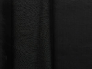 100% Silk Organza - Black