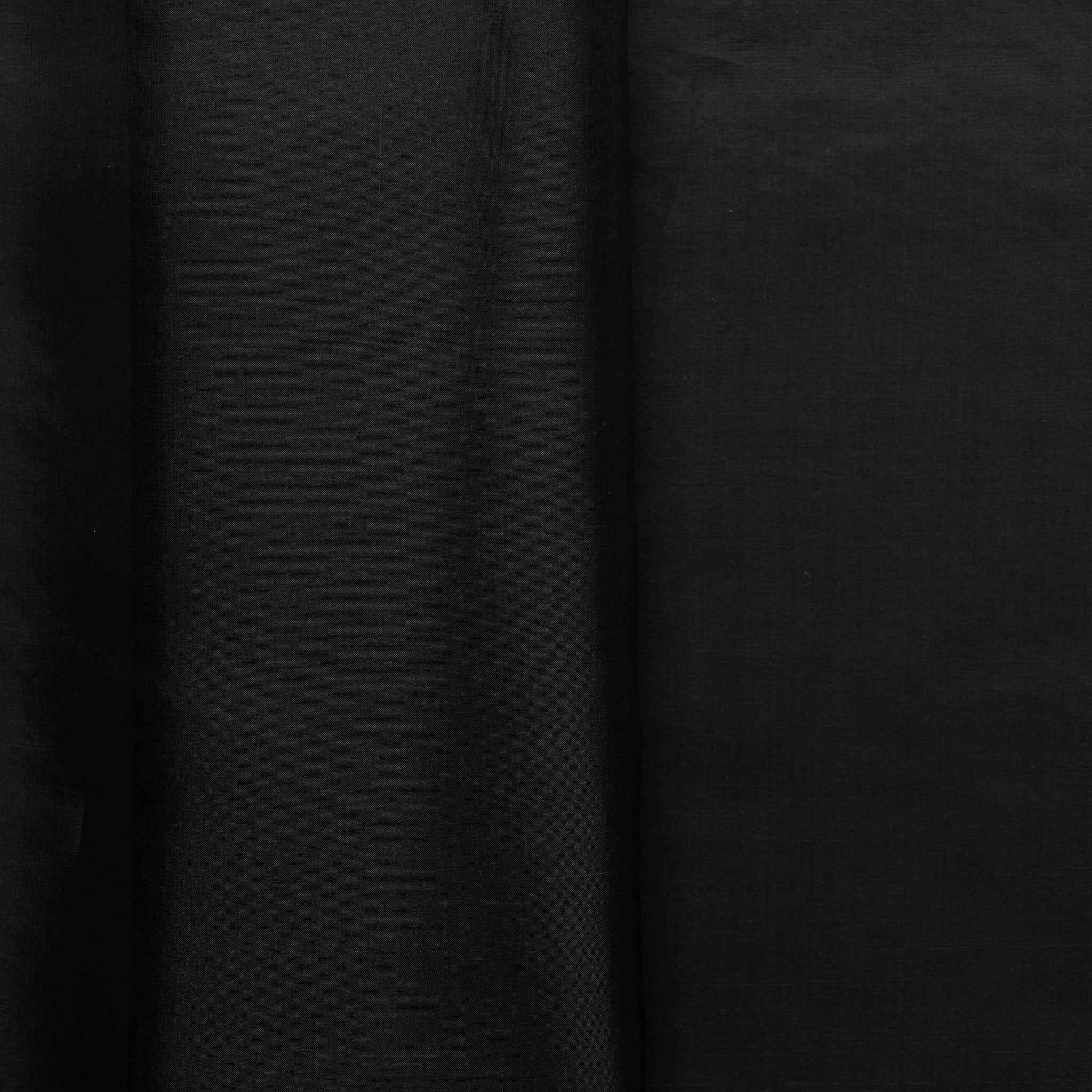 100% Silk Organza - Black