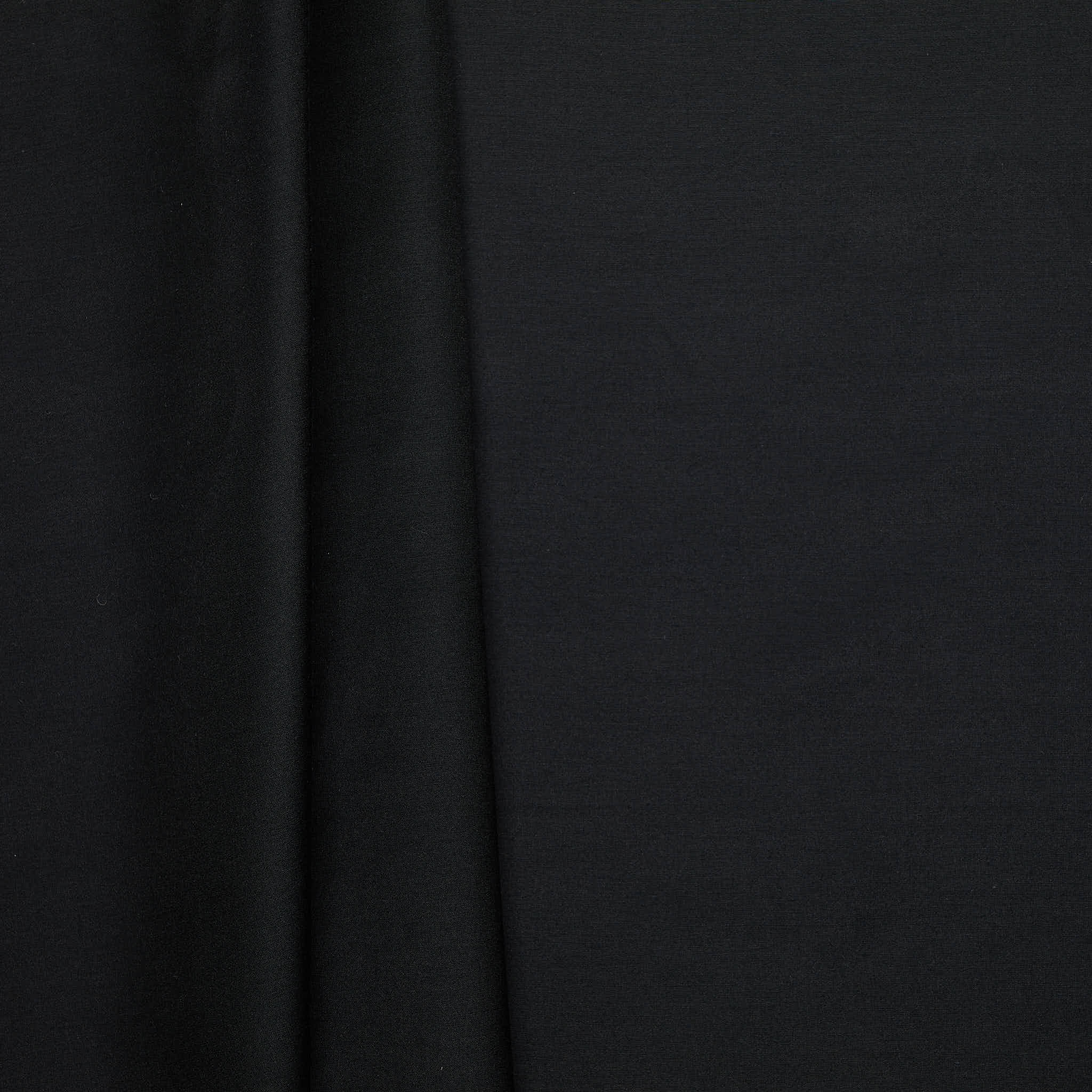 Cotton Silk Voile - Black