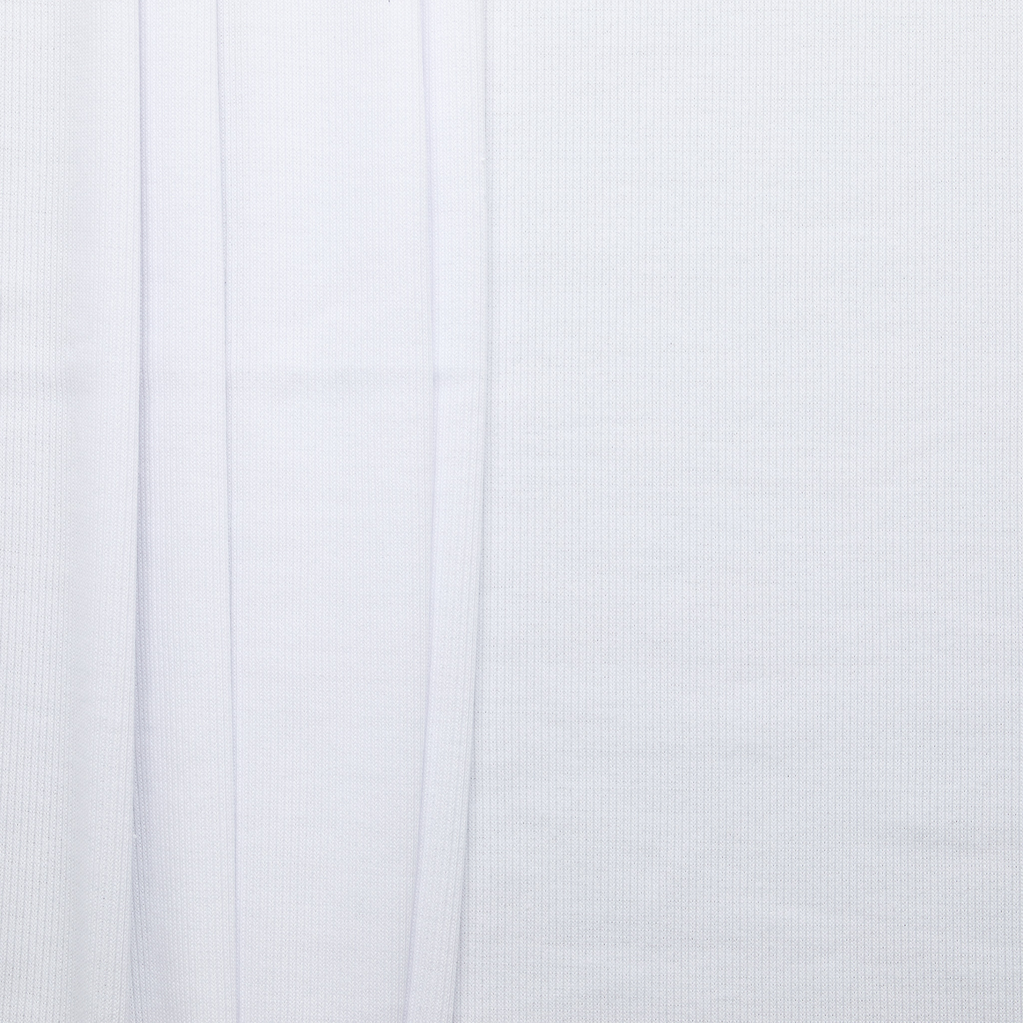 Organic Cotton Rib 2x1 - White