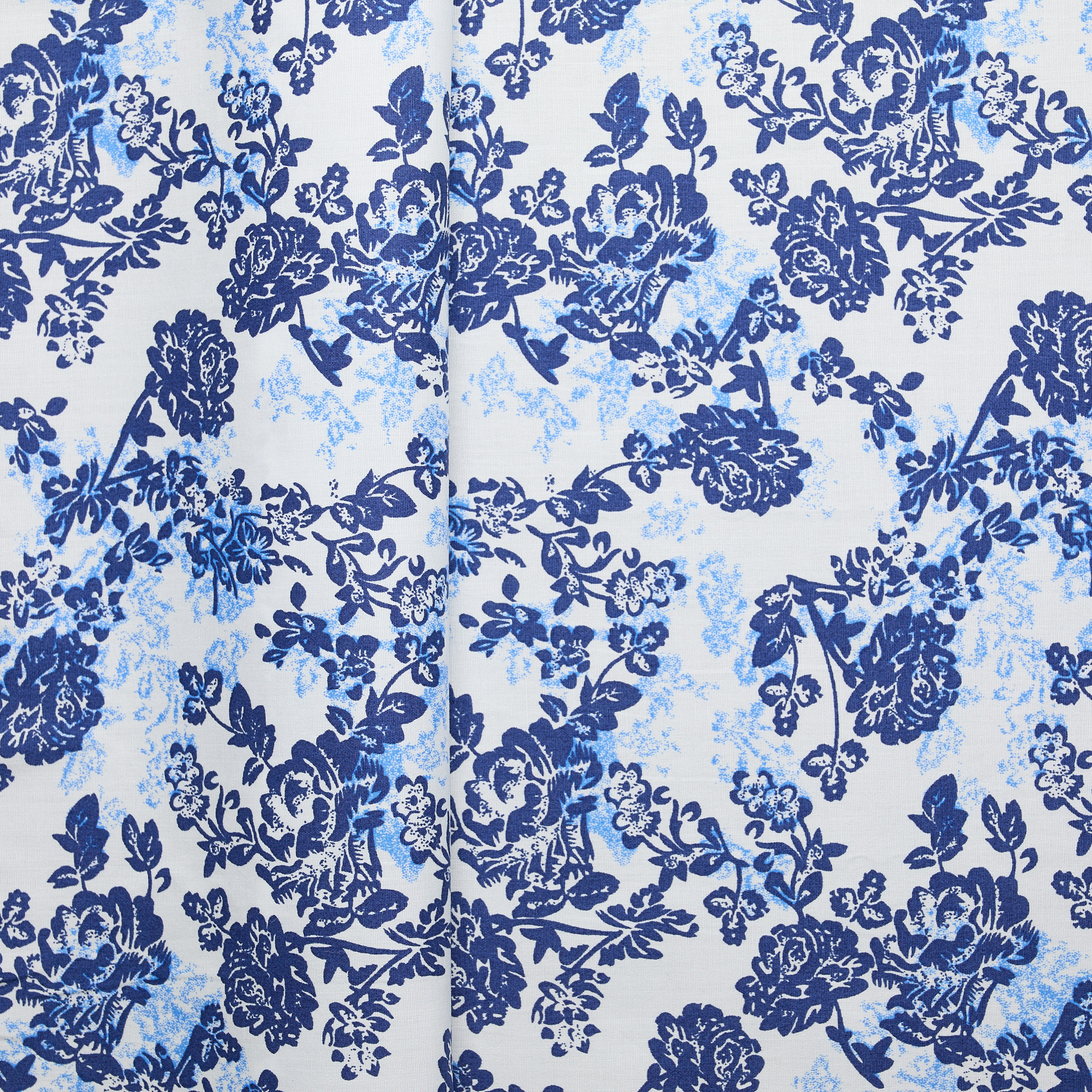 Legacy Print Interlock - Blue/White