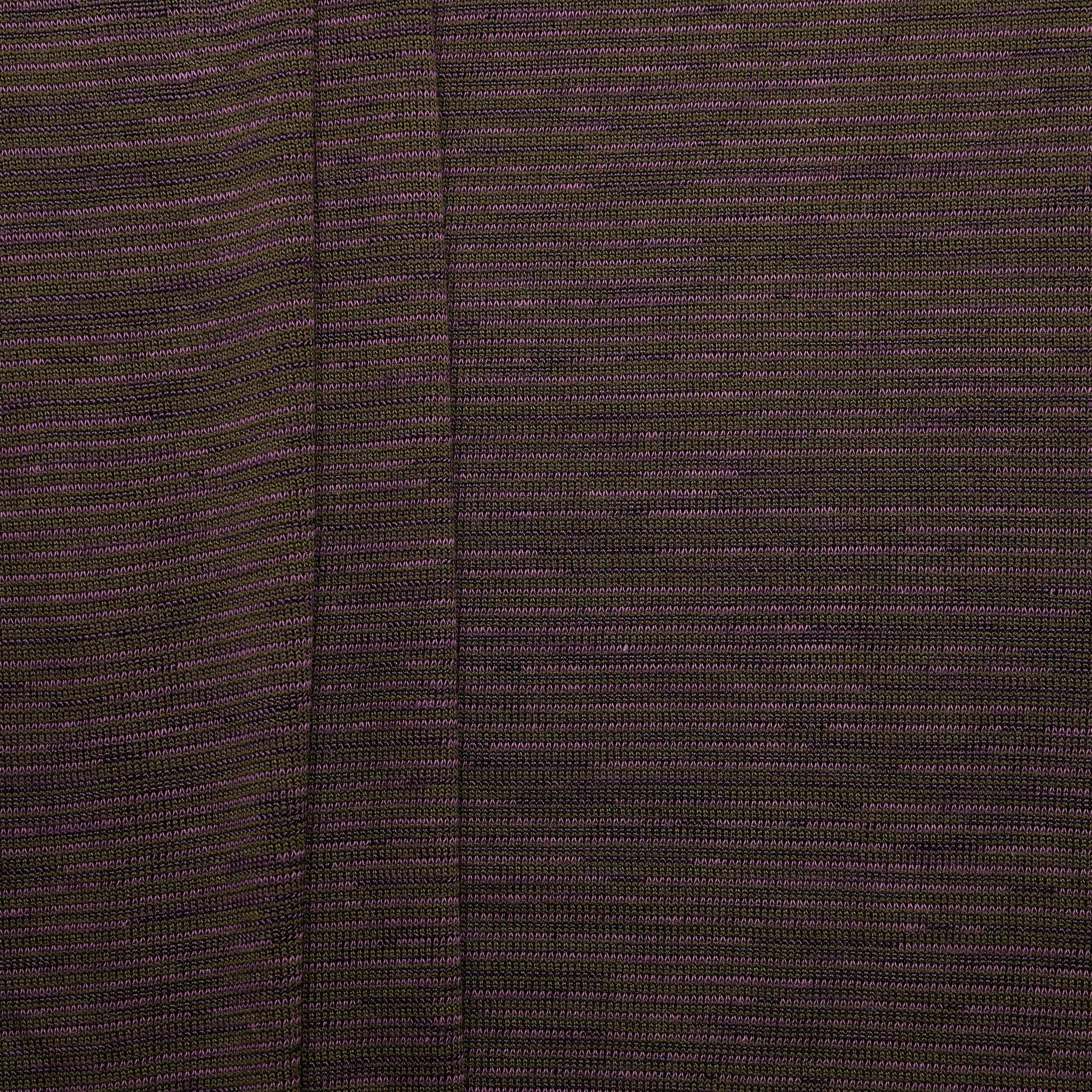 Multi Colour Melange Jersey - Eggplant/ Loden