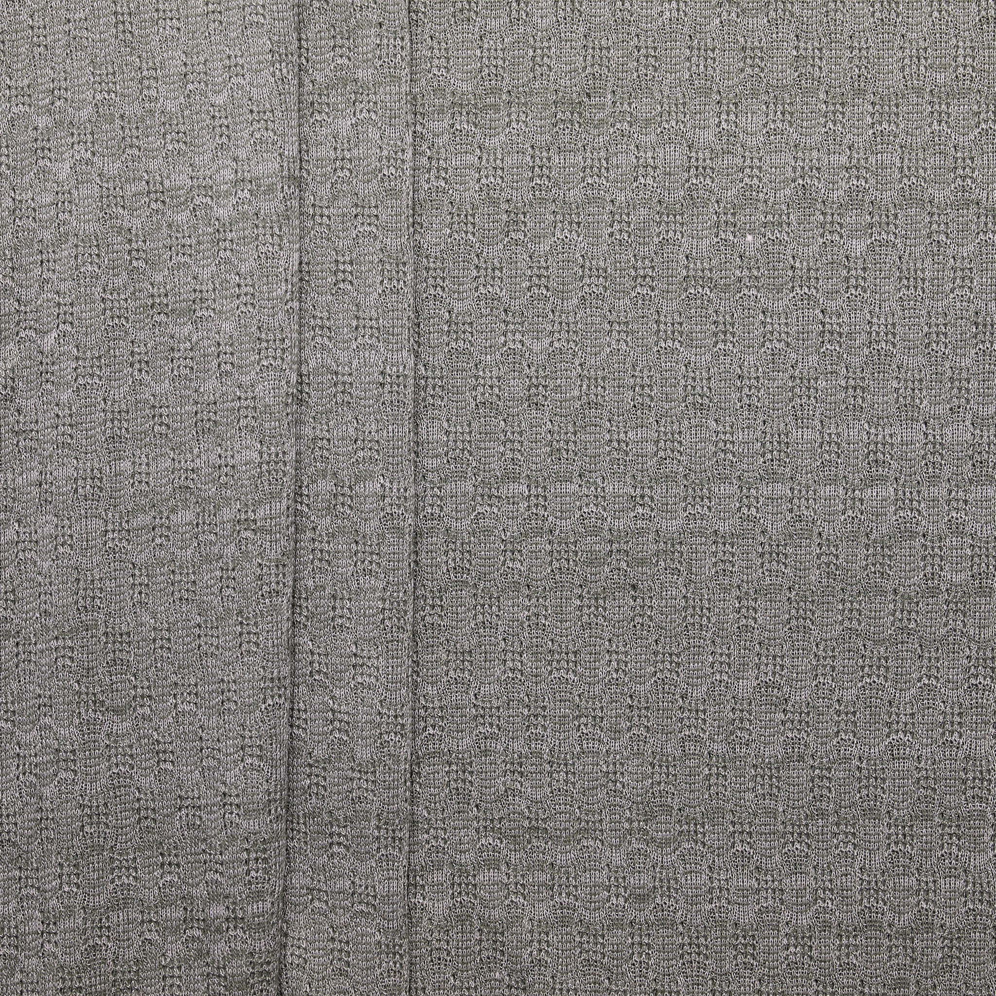 Honeycomb Block Rib Jacquard Knit - Khaki/ Pink