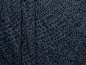 "Wild" Lightweight Cotton Crushable - Navy