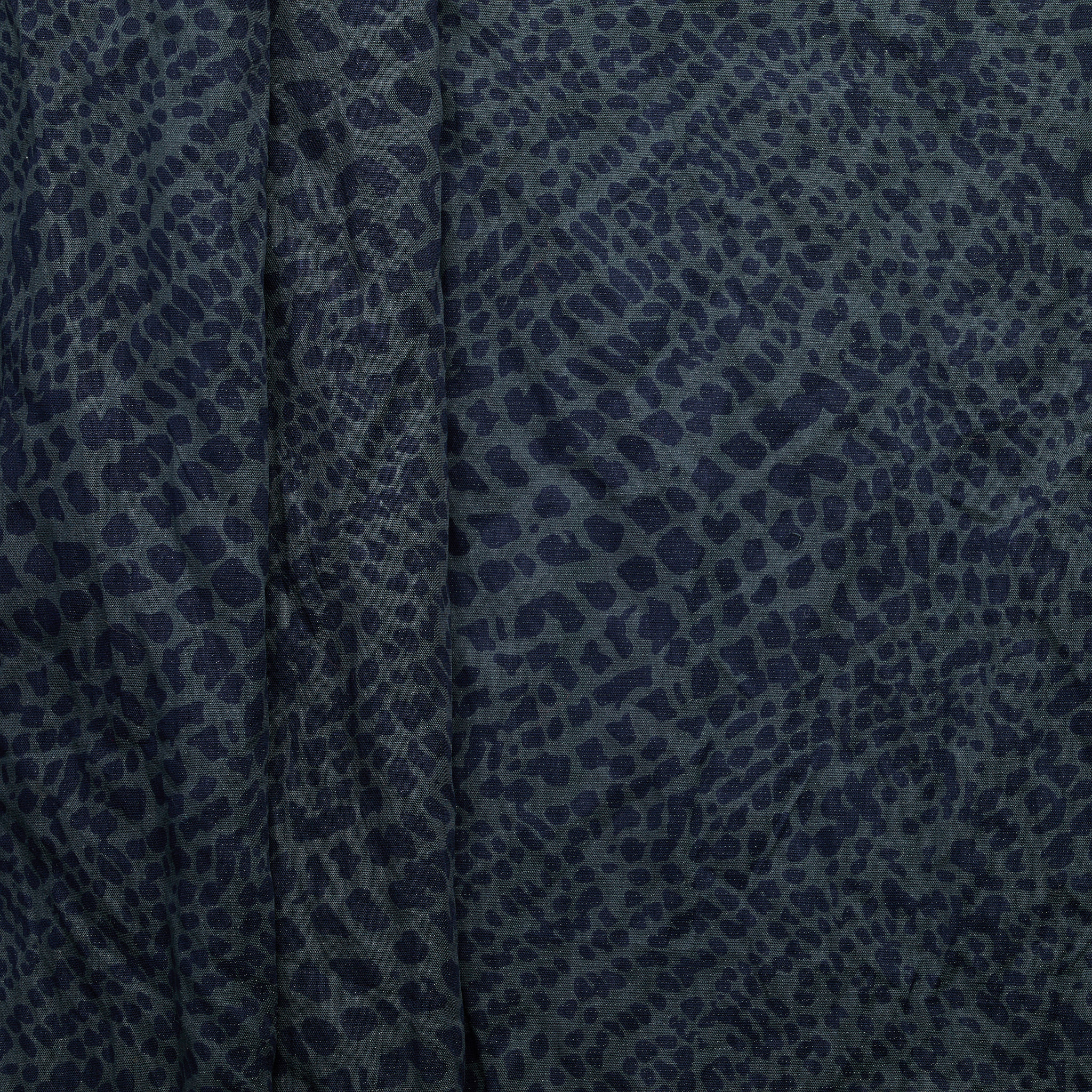 "Wild" Lightweight Cotton Crushable - Navy