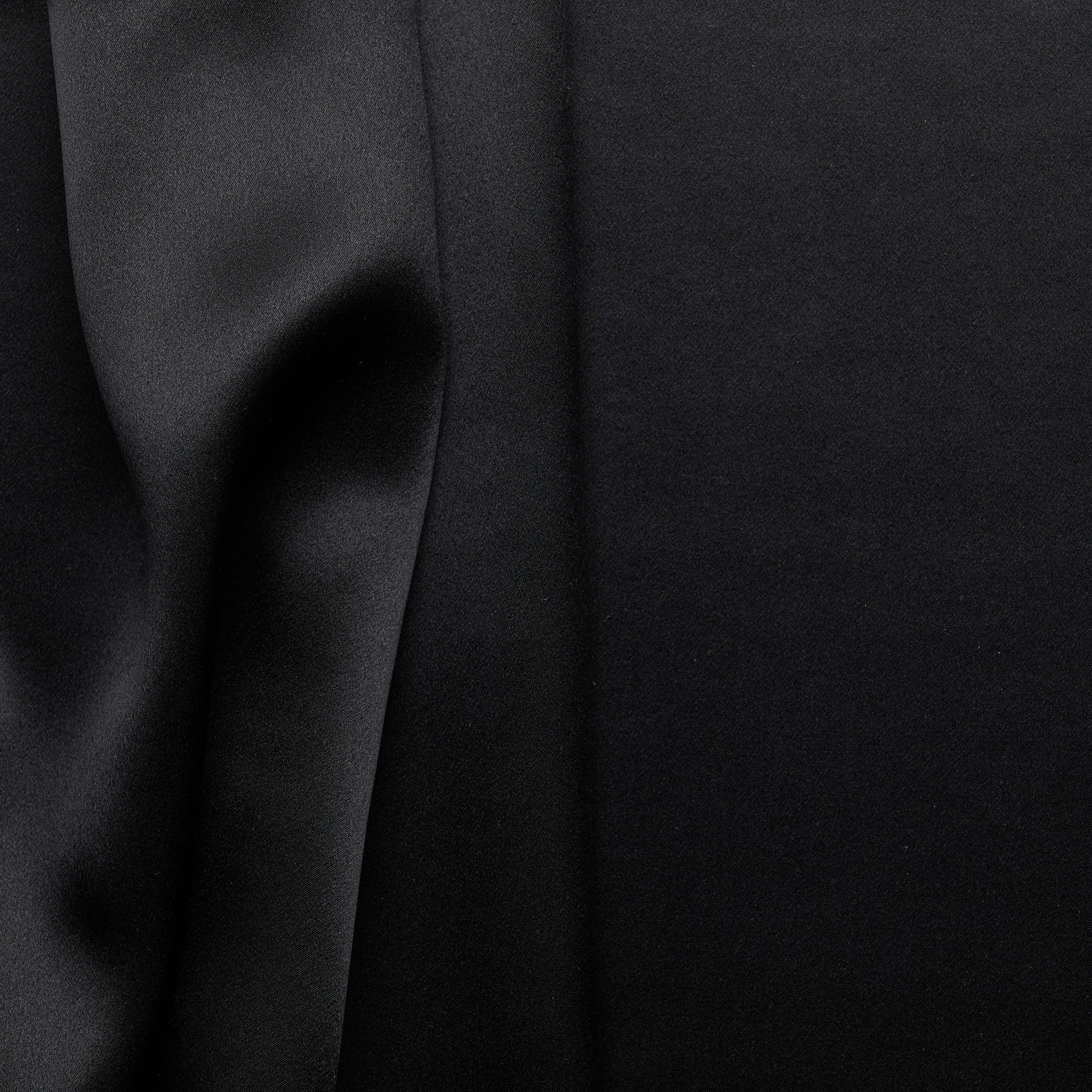 Silk Satin "Liv" - Black