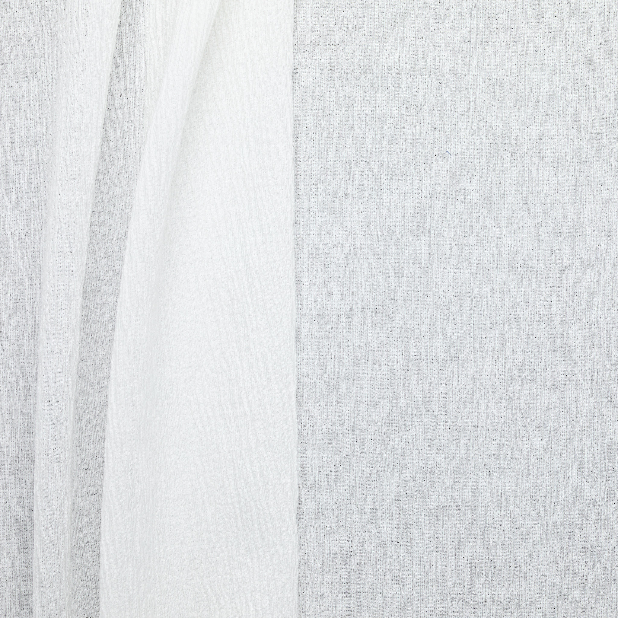 Tencel Blend Shirred Stretch Crinkle - Ivory