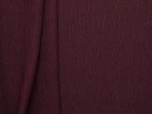 Rayon Blend Shirred Stretch Crinkle - Wine