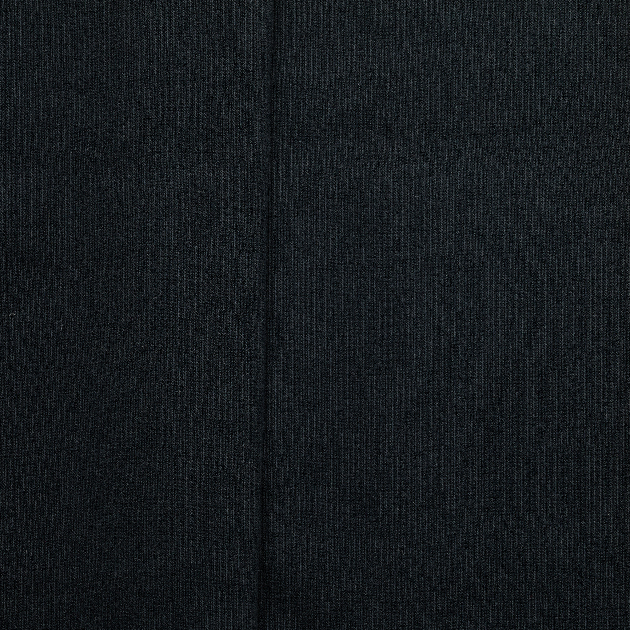 Cotton Polyester Circular Rib Knit - Black