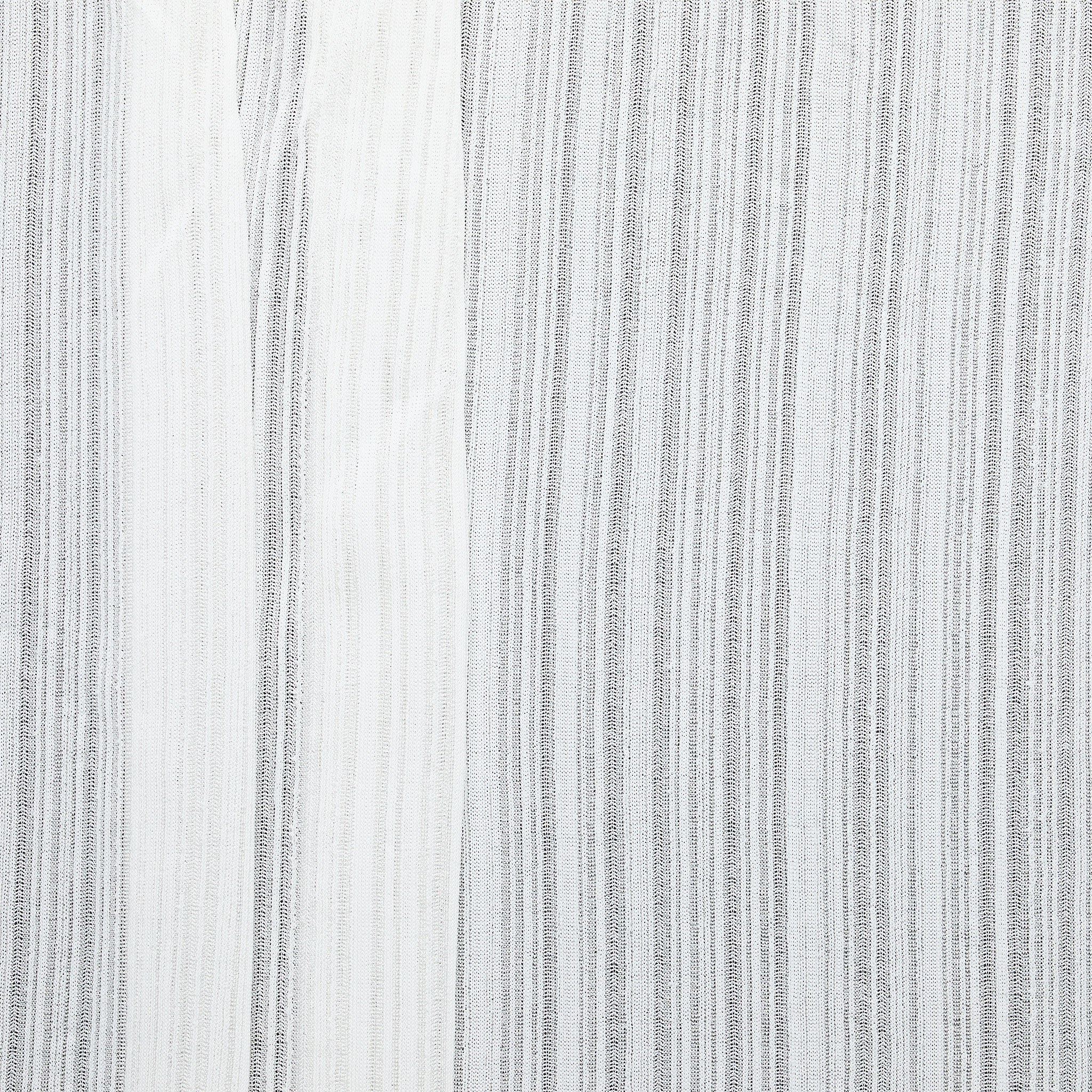 Collette Stripe Textured Knit - White