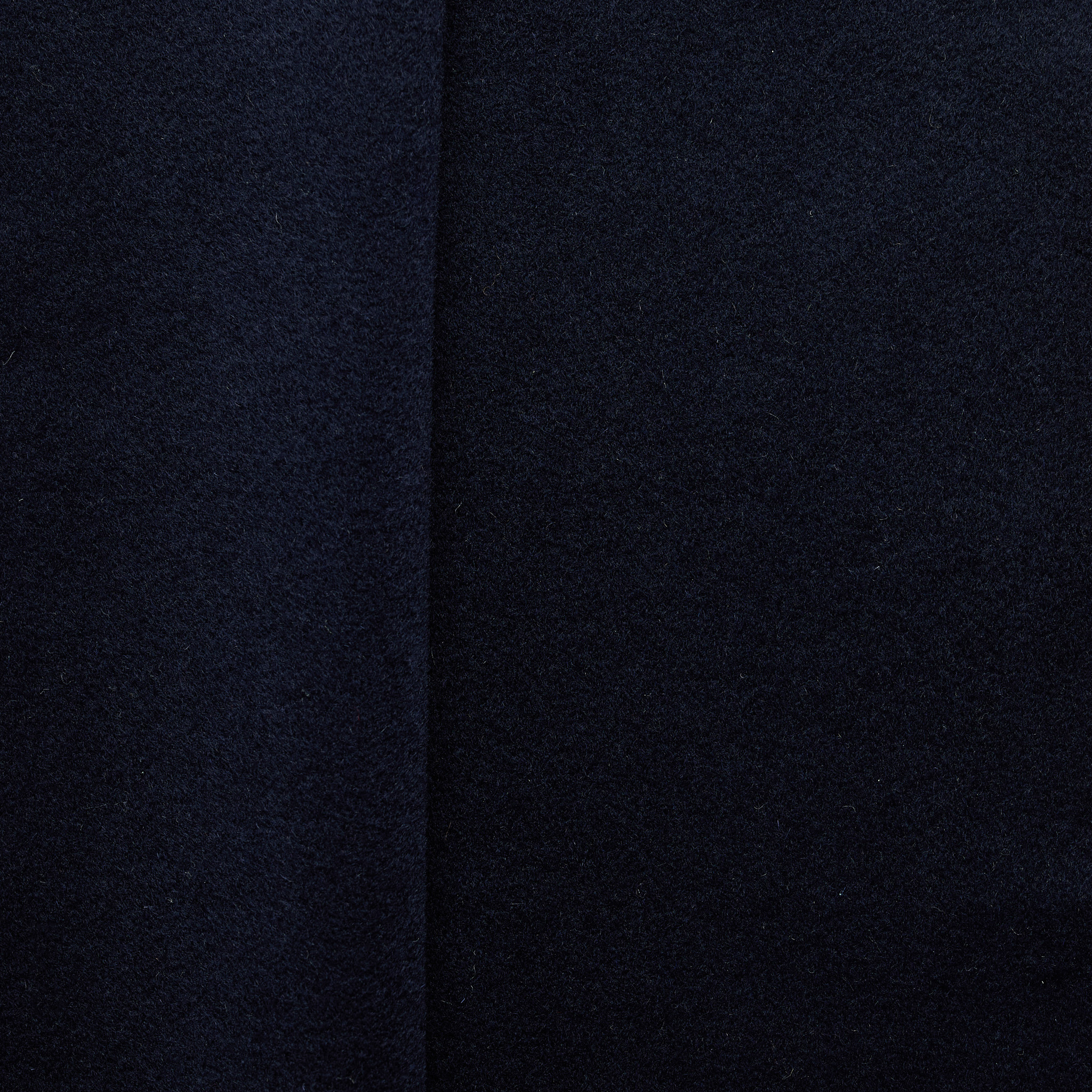 Brushed Wool Coating - Navy