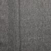 Grey speck hemp cotton blend woven fabric, flat lay showing surface texture and tonal fibre mix